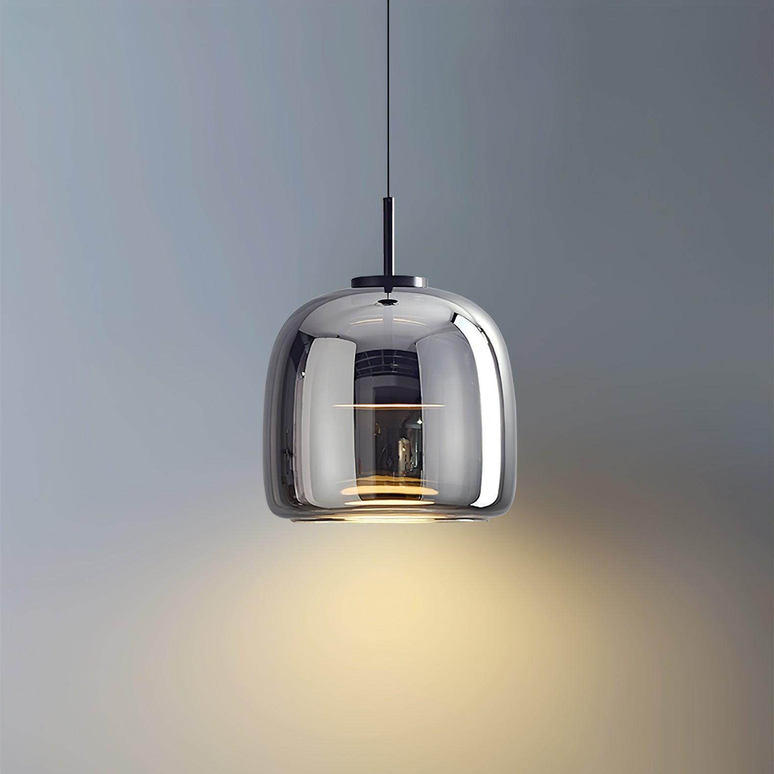 Obsidian Modern Glass Pendant Lamp-Neutral Decor