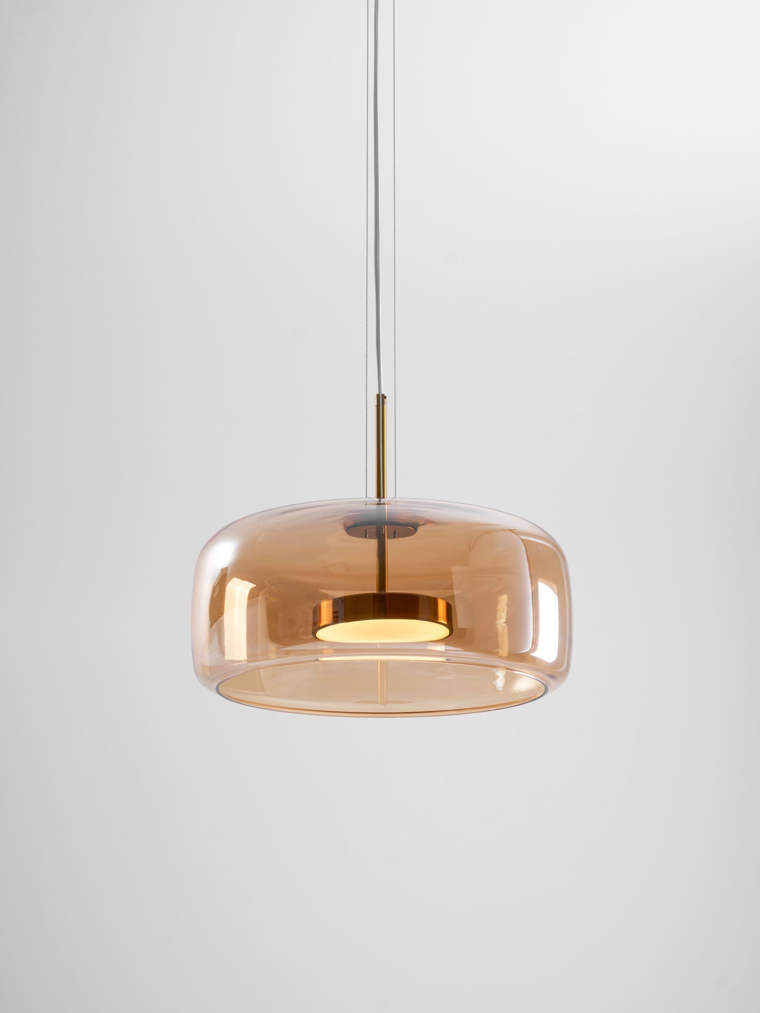 Obsidian Modern Glass Pendant Lamp-Neutral Decor
