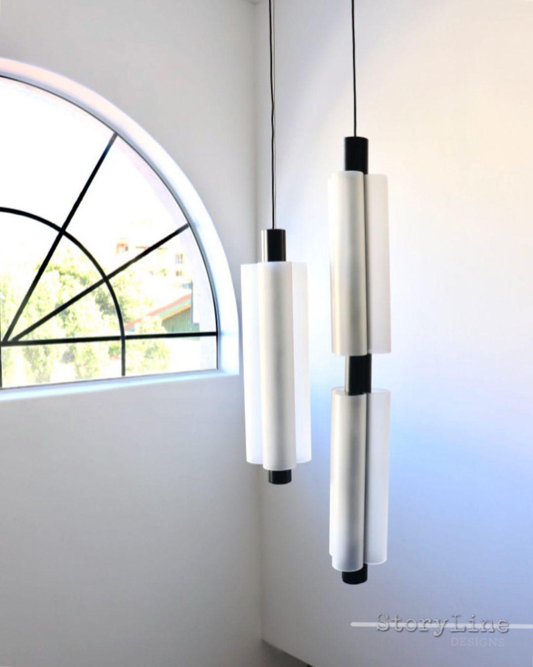 Boriel Acrylic Industrial Pendant Light-Neutral Decor