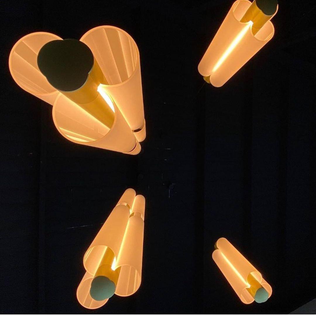 Boriel Acrylic Industrial Pendant Light-Neutral Decor
