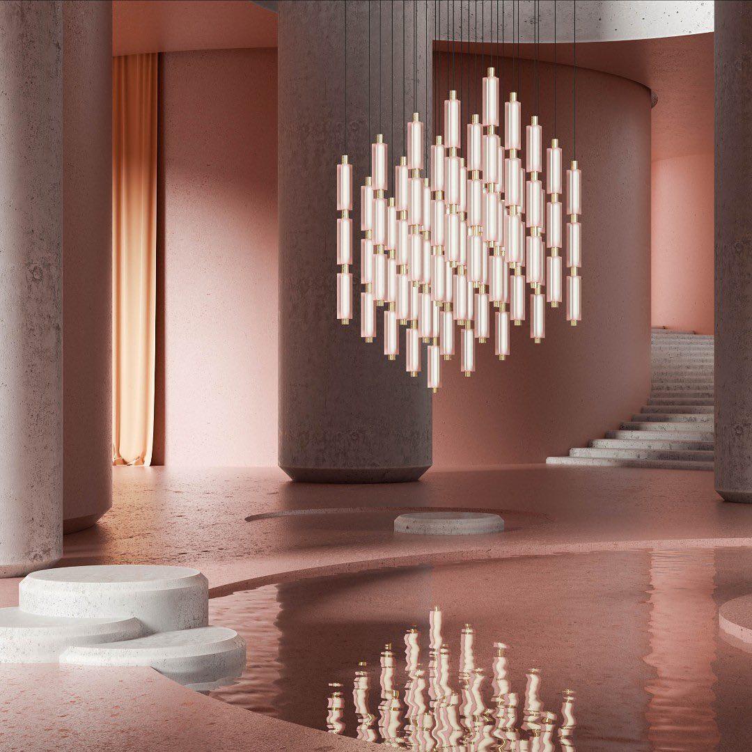 Boriel Acrylic Industrial Pendant Light-Neutral Decor