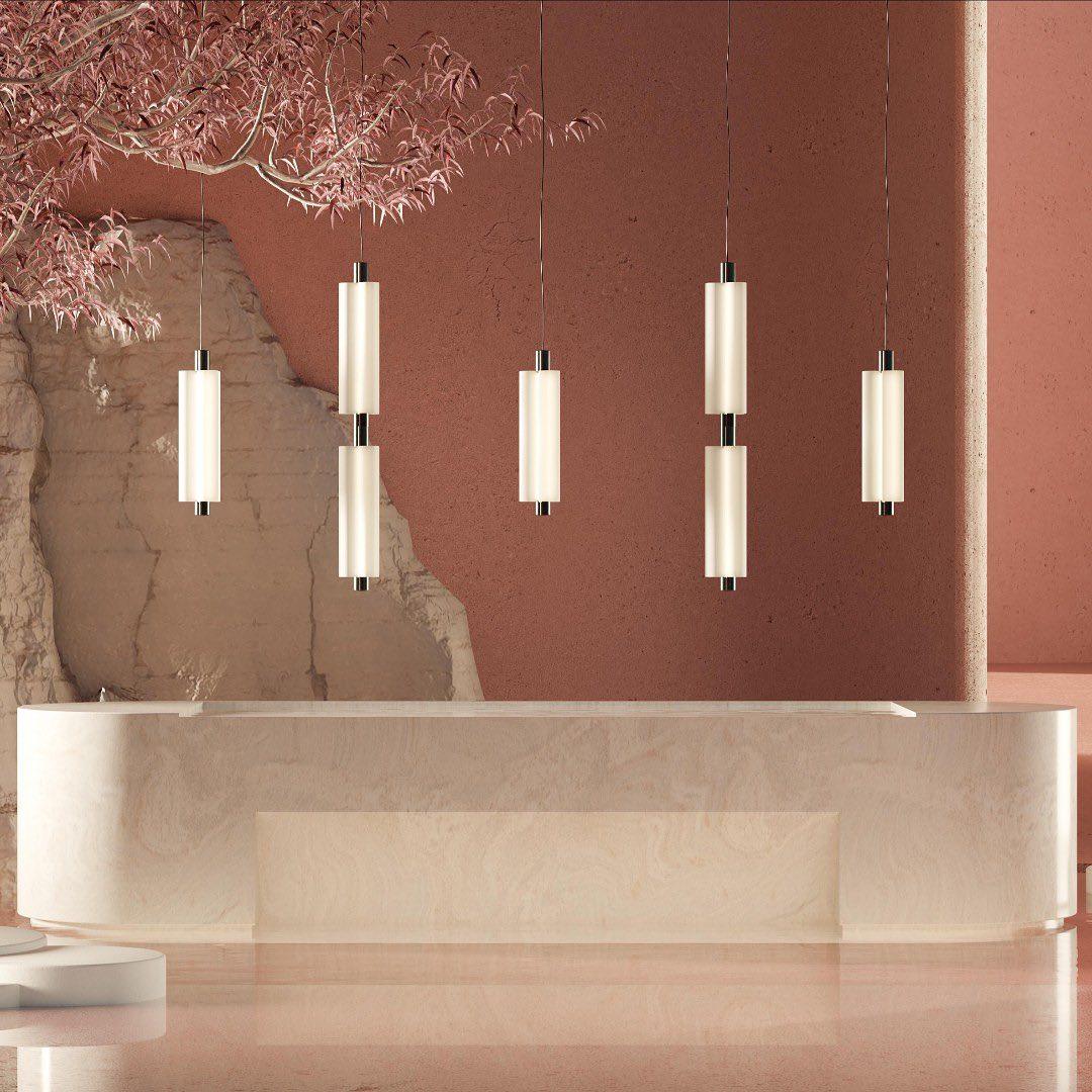 Boriel Acrylic Industrial Pendant Light-Neutral Decor