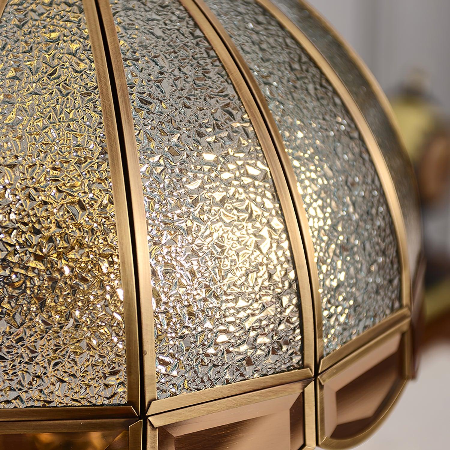 Brillix Brass & Glass Glam Table Lamp-Neutral Decor