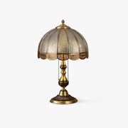 Brillix Brass & Glass Glam Table Lamp-Neutral Decor