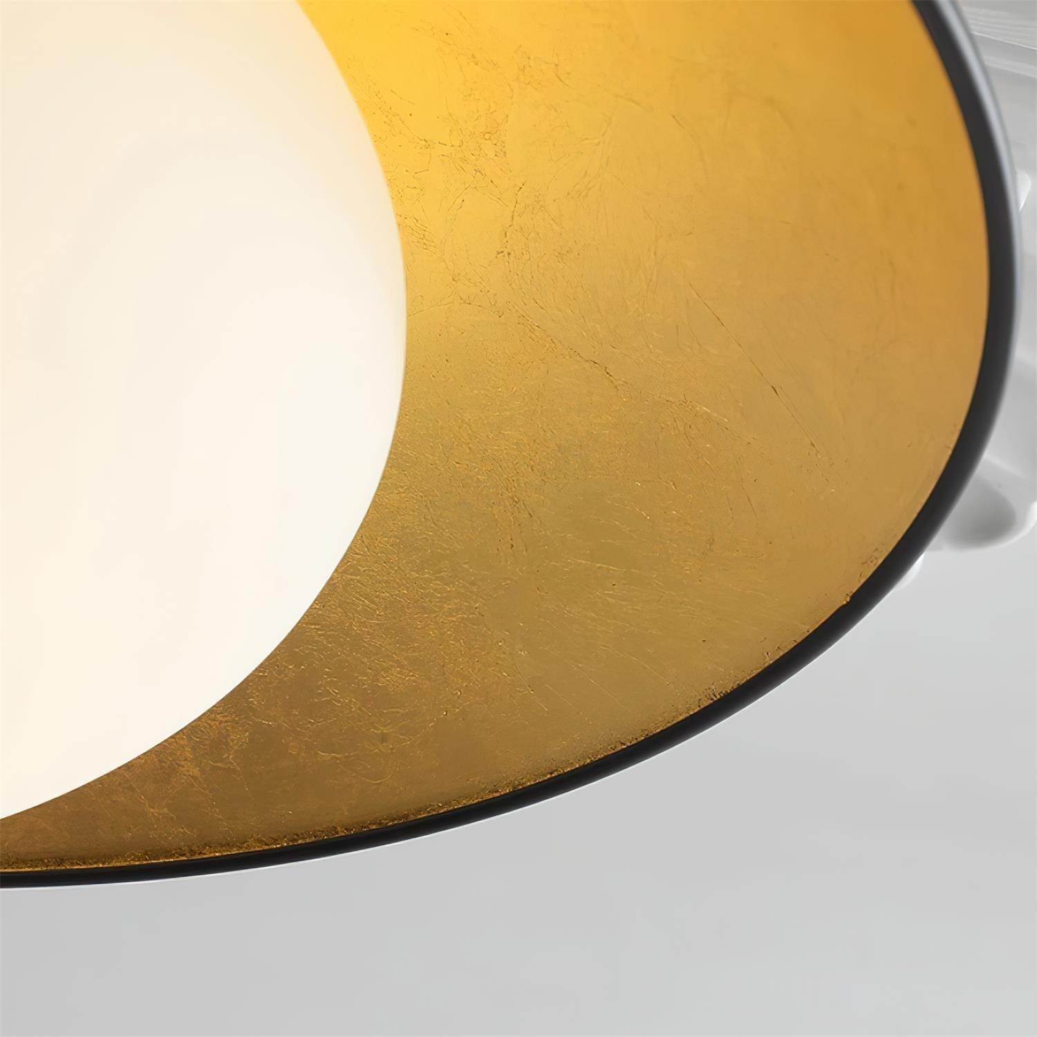 Ceiling Light Metal Canopy Glass Globe Modern Minimalist