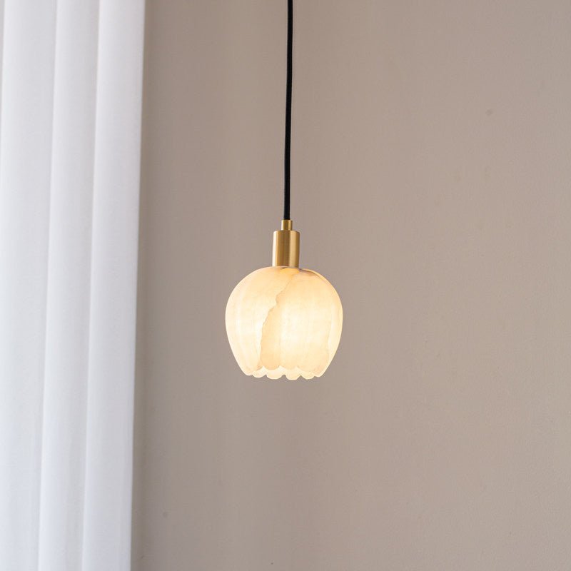 Mian Alabaster Pendant Lamp-Neutral Decor