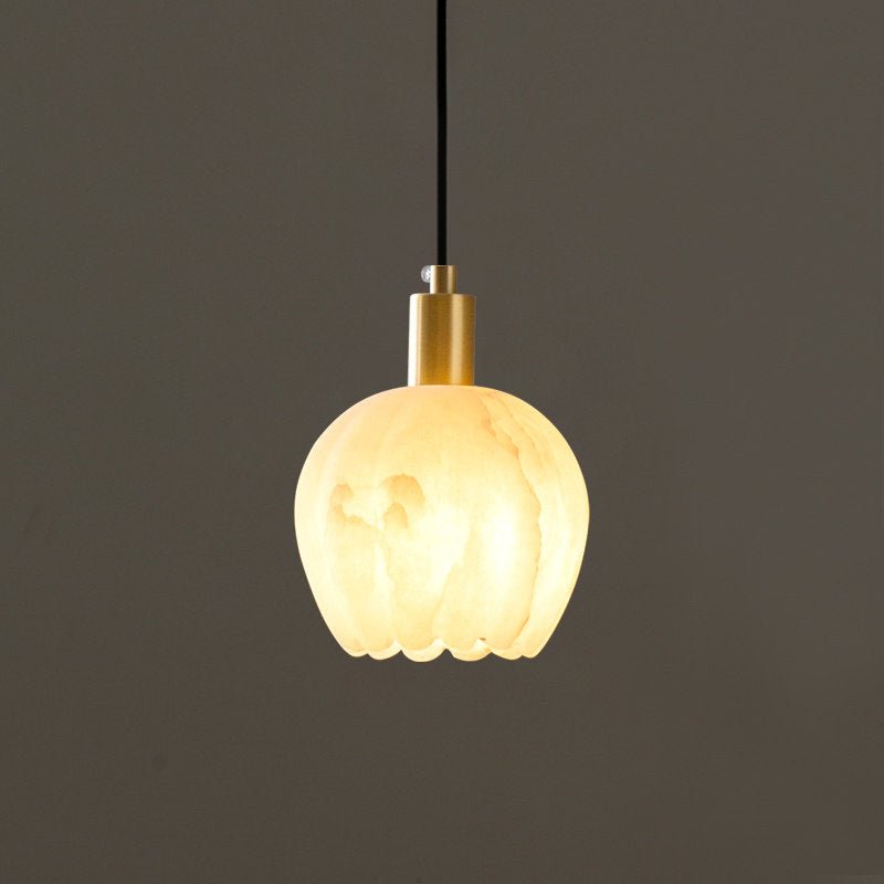 Mian Alabaster Pendant Lamp-Neutral Decor