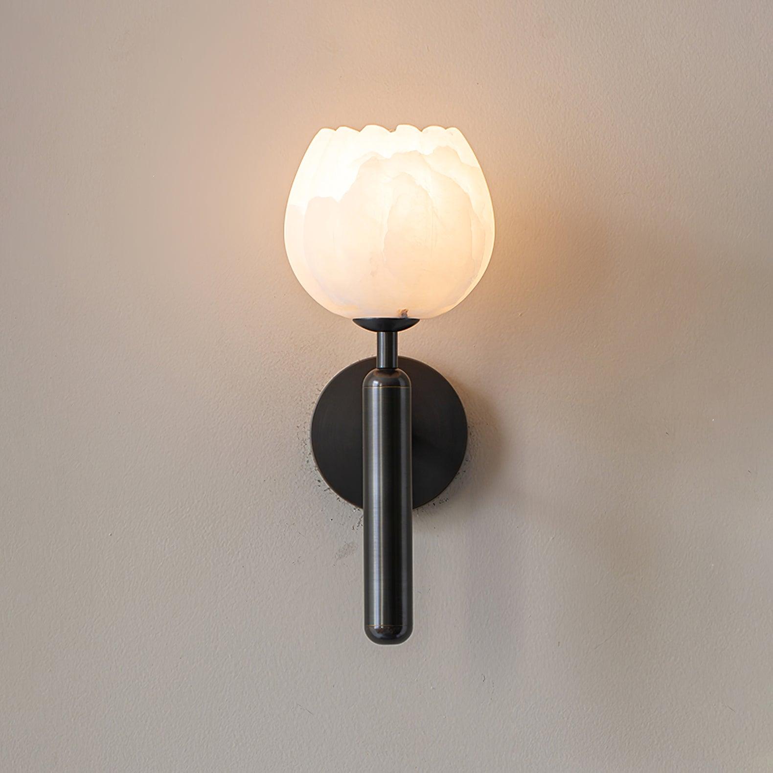Valentina Alabaster Flowers Wall Lamp - Neutralighting