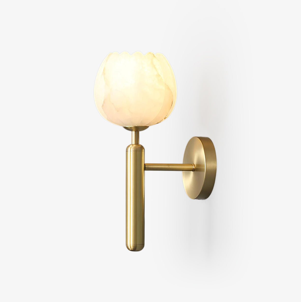 Valentina Alabaster Flowers Wall Lamp - Neutralighting