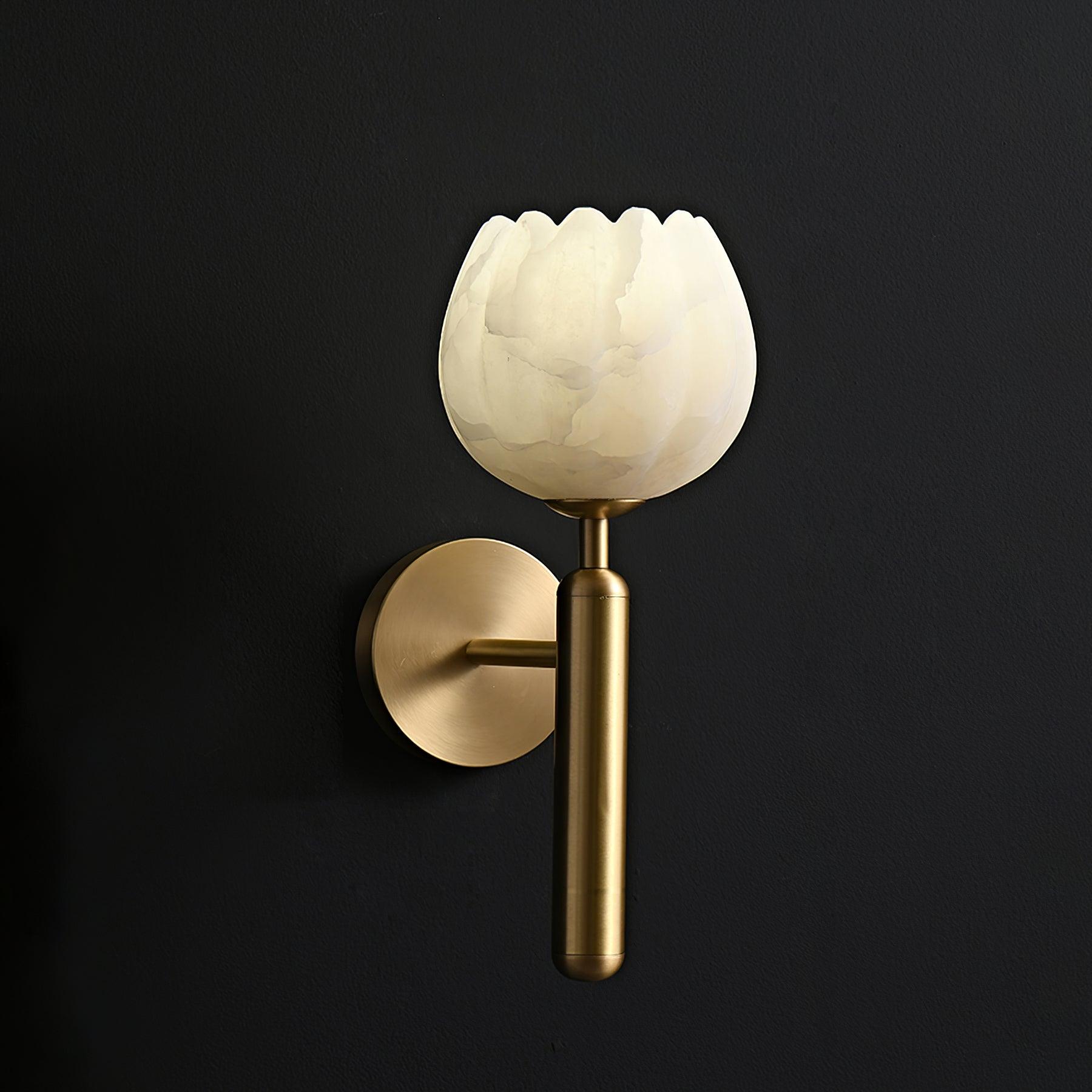 Valentina Alabaster Flowers Wall Lamp - Neutralighting