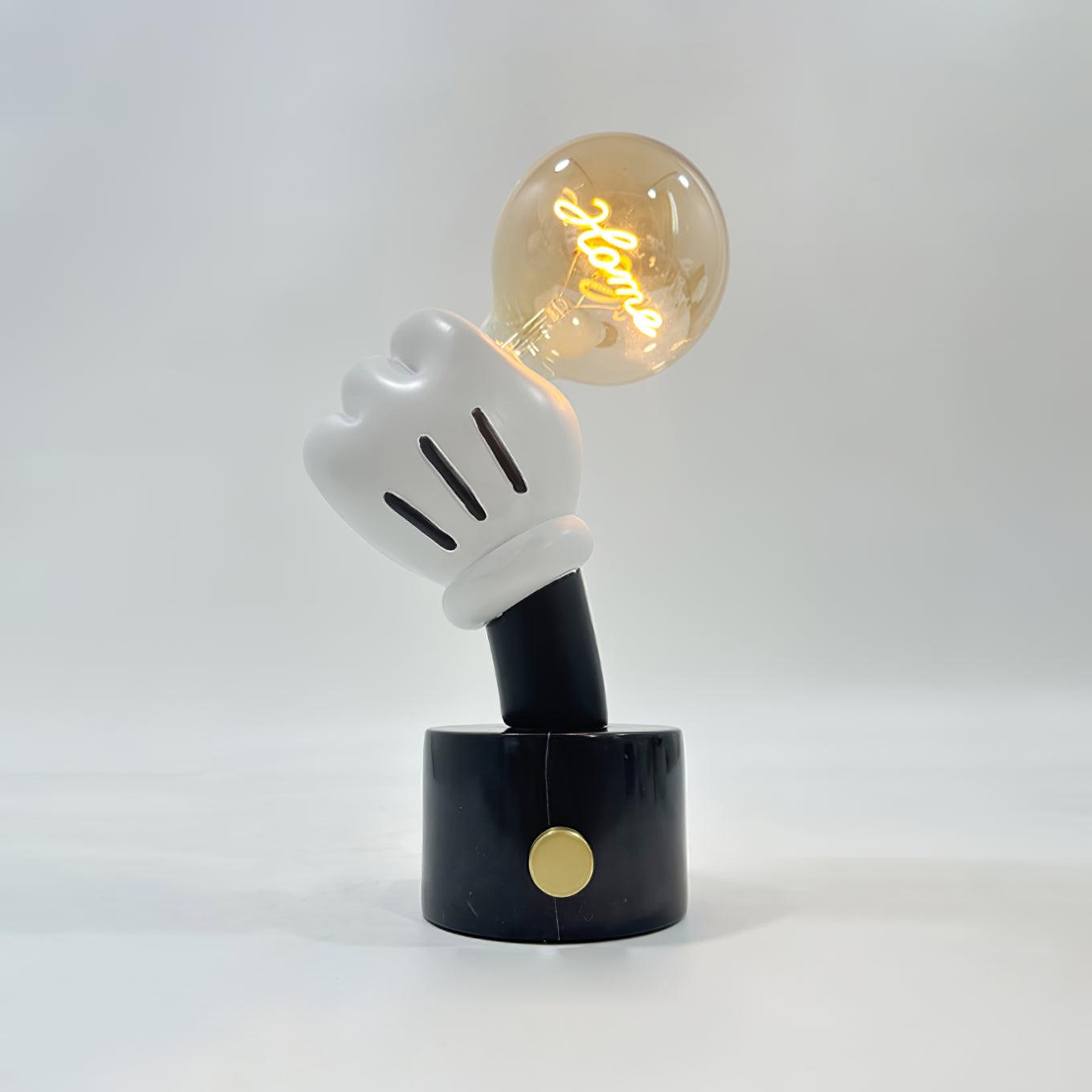 Cosoril Cartoon Gloved Table Lamp-Neutral Decor