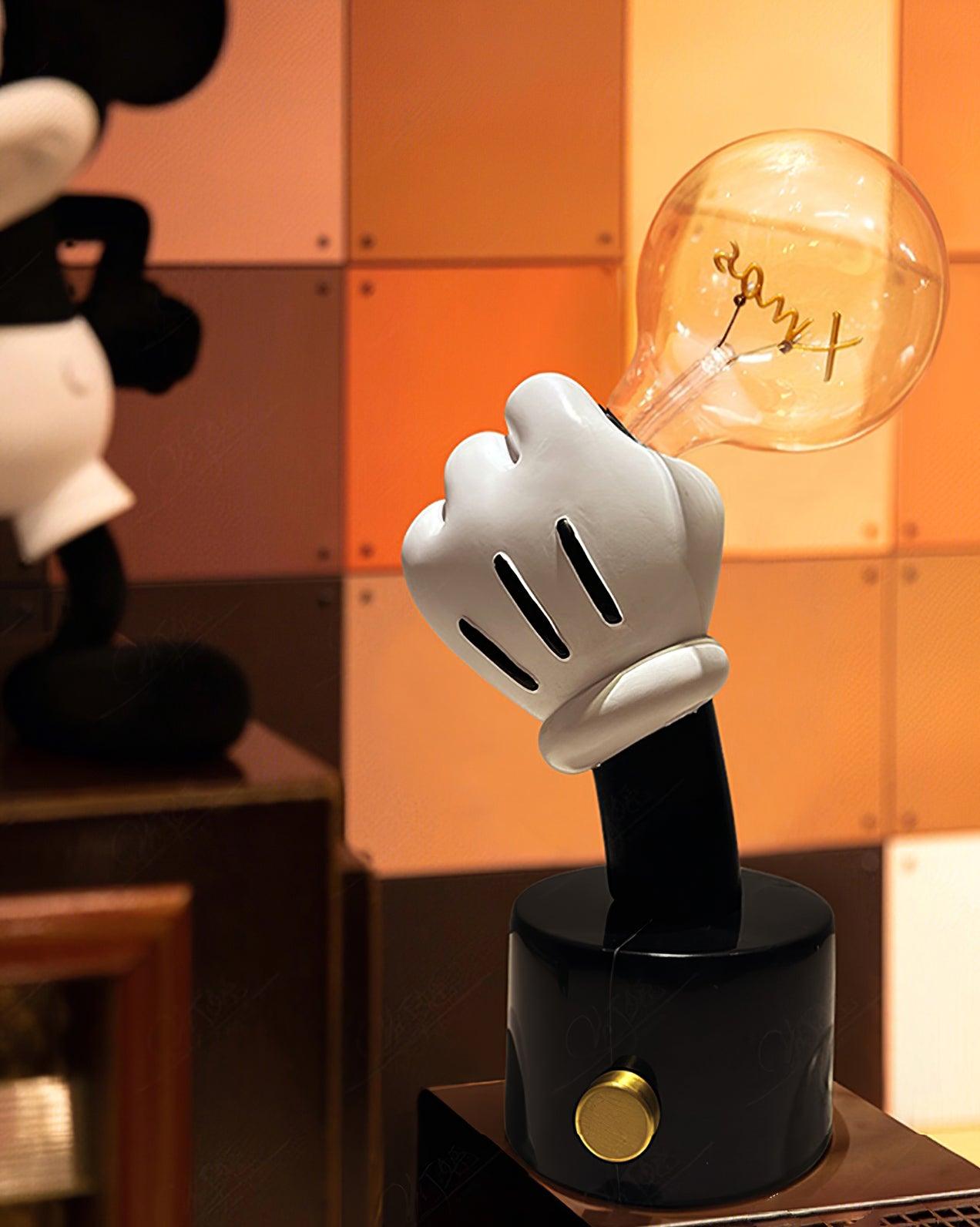 Cosoril Cartoon Gloved Table Lamp-Neutral Decor