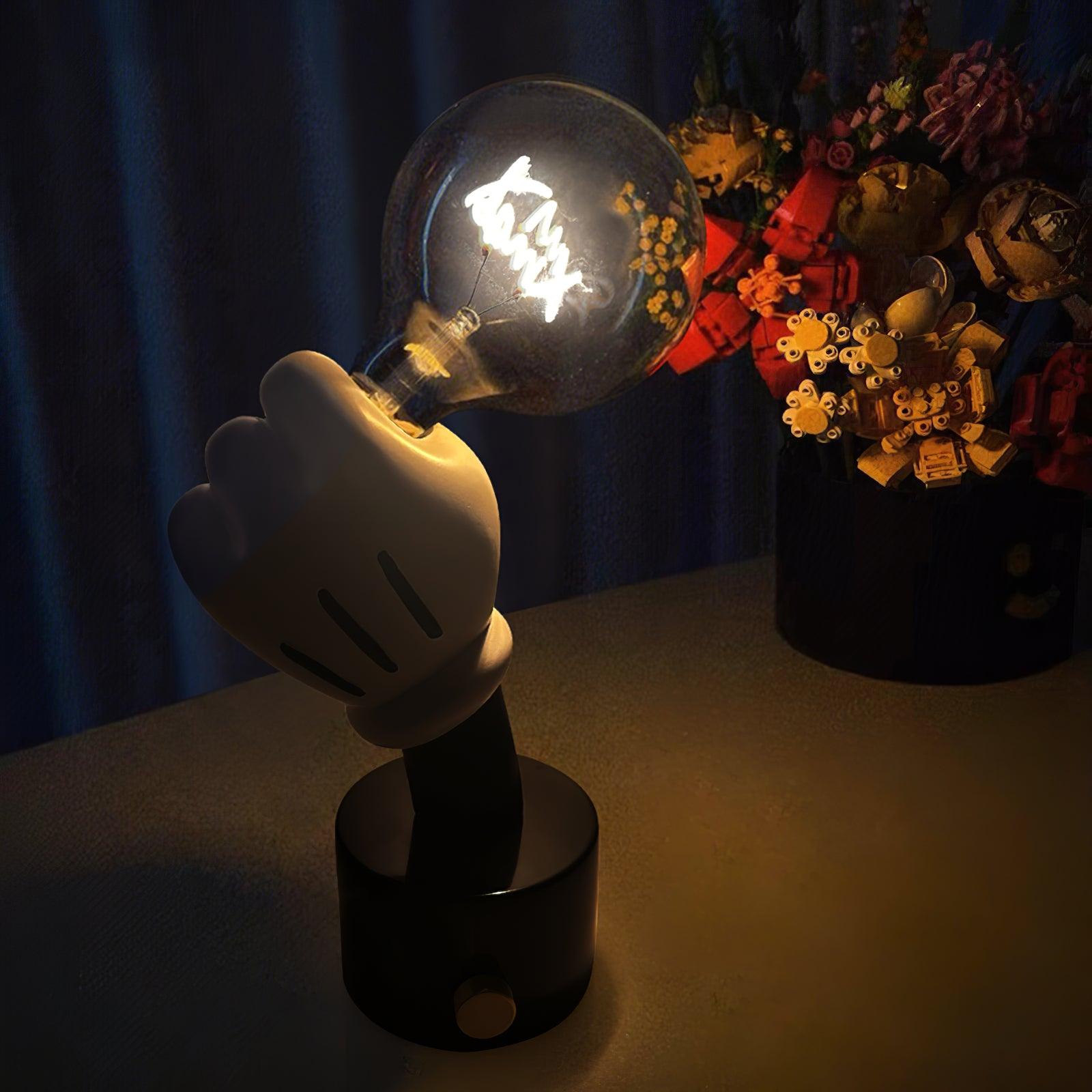 Cosoril Cartoon Gloved Table Lamp-Neutral Decor