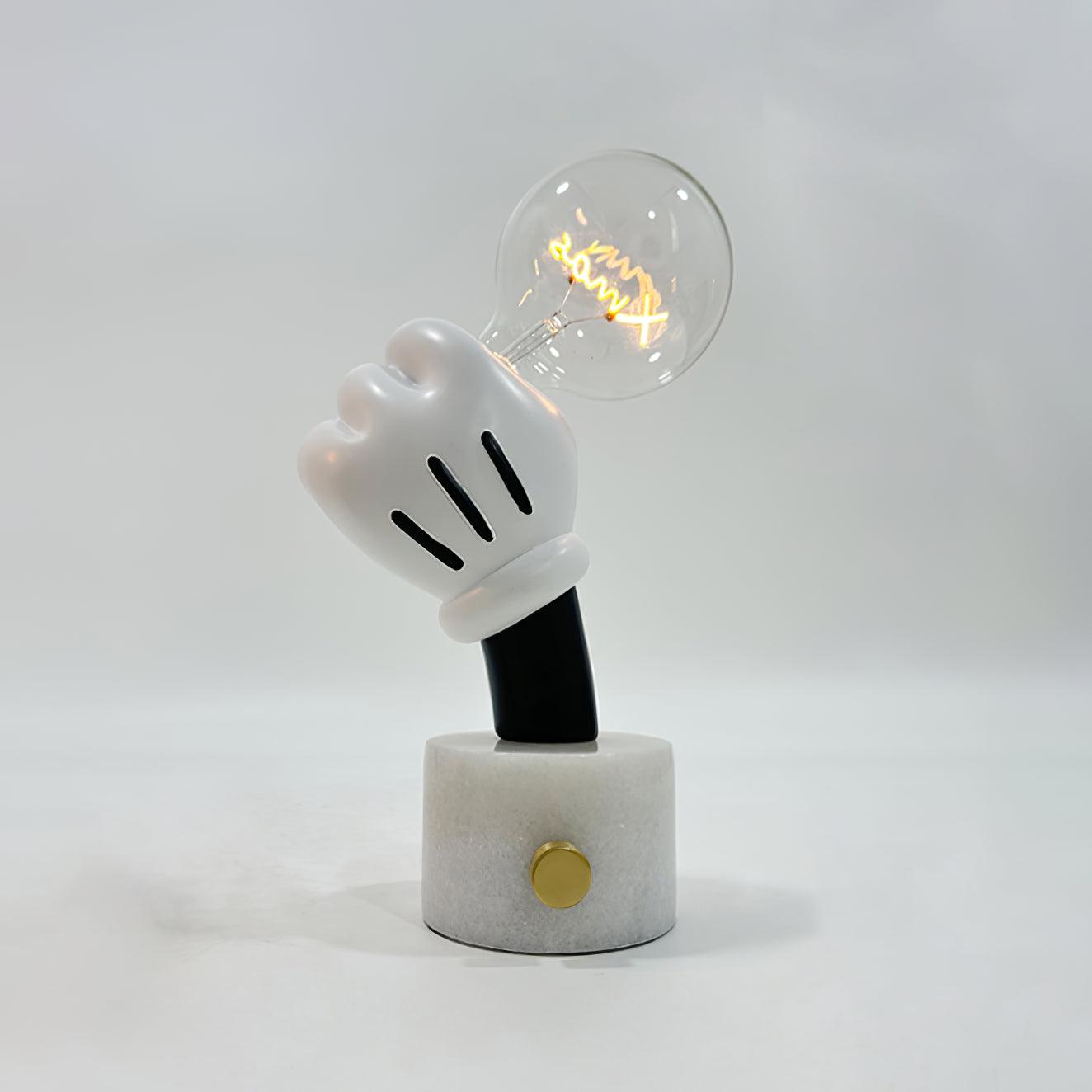 Cosoril Cartoon Gloved Table Lamp-Neutral Decor