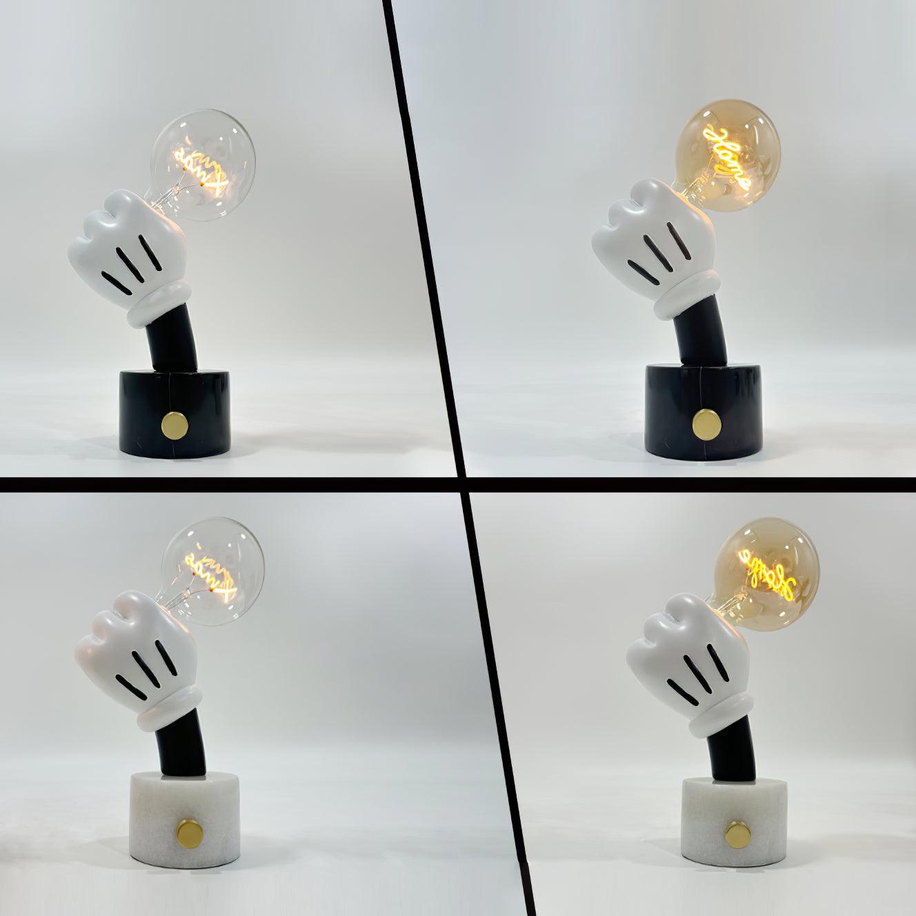 Cosoril Cartoon Gloved Table Lamp-Neutral Decor