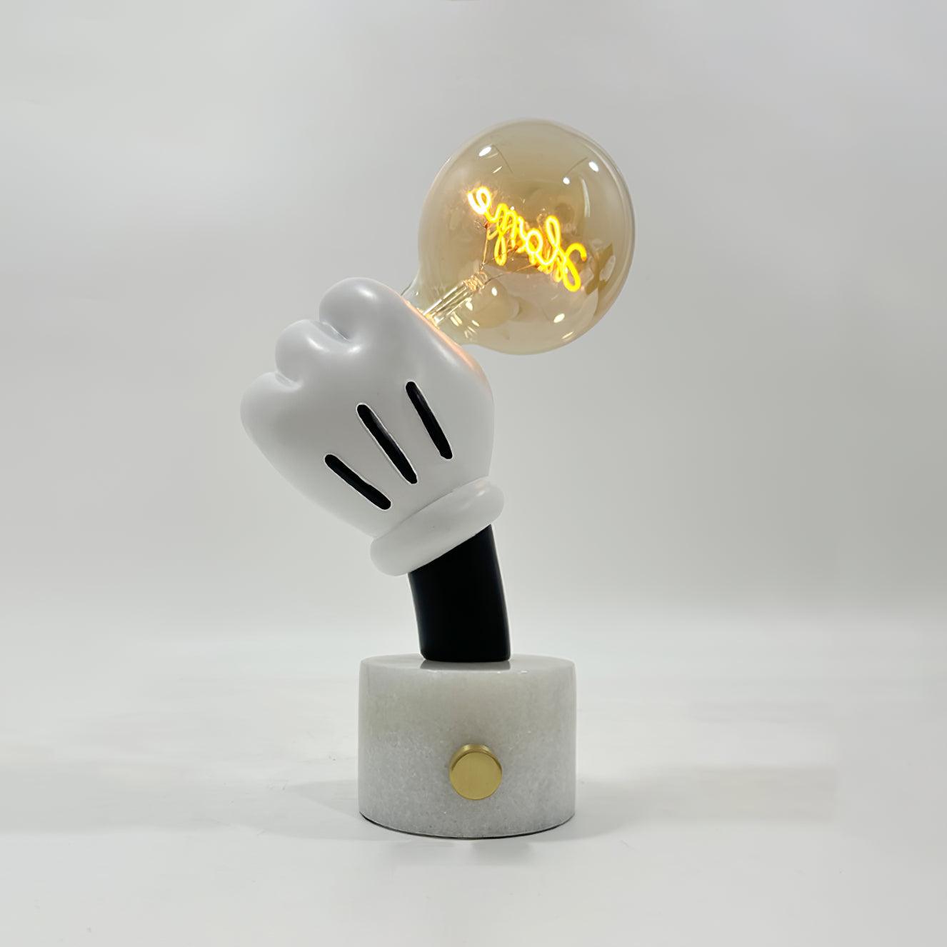 Cosoril Cartoon Gloved Table Lamp-Neutral Decor