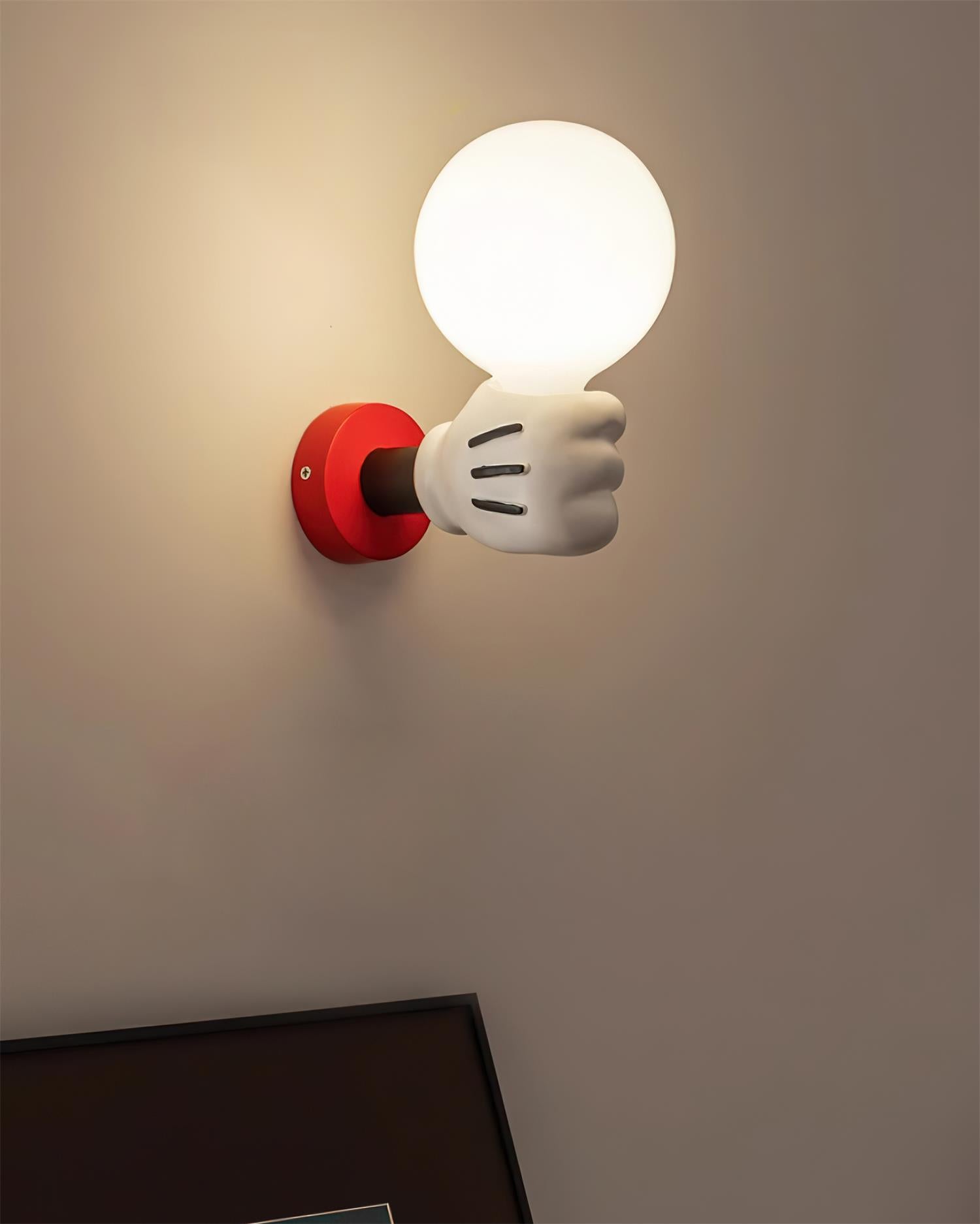 Wall Lamp Fabric Shade Modern Classic Gold Walnut Sconce Bedroom