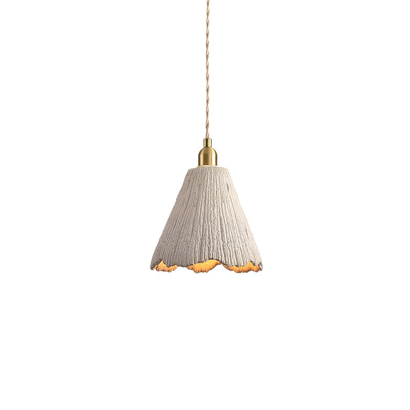Nirove Pendant Lamp Adjustable Fabric Shade-Neutral Decor