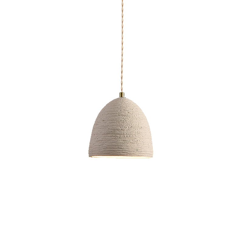 Nirove Pendant Lamp Adjustable Fabric Shade-Neutral Decor