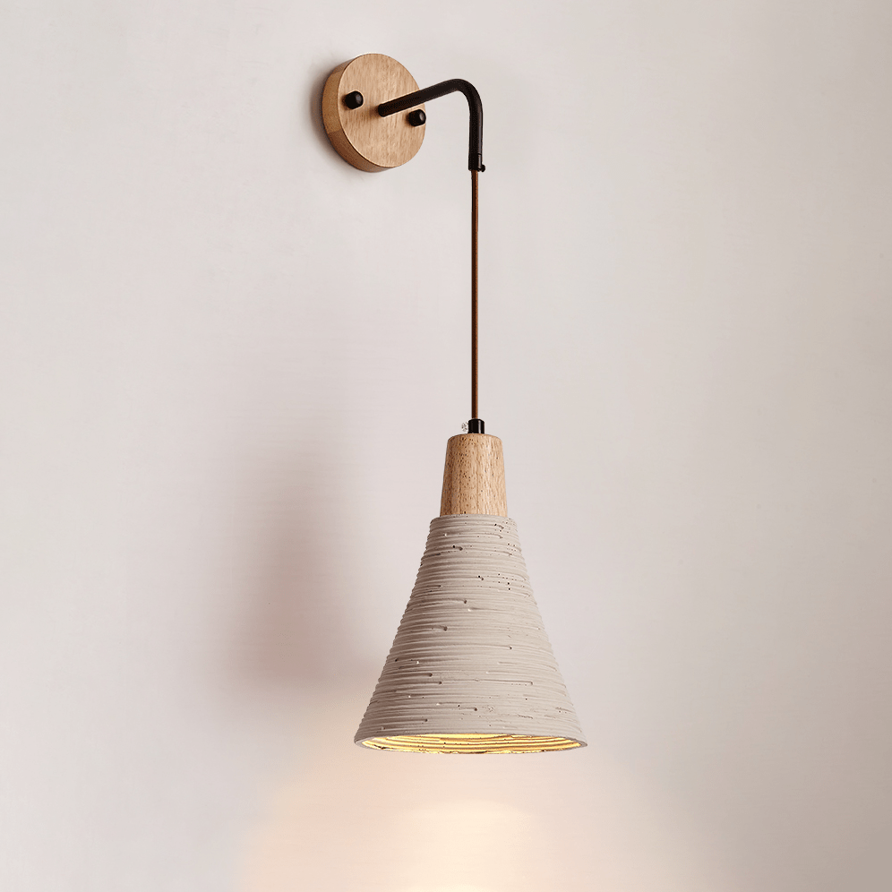 Microcement Wall Lamp-Neutral Decor