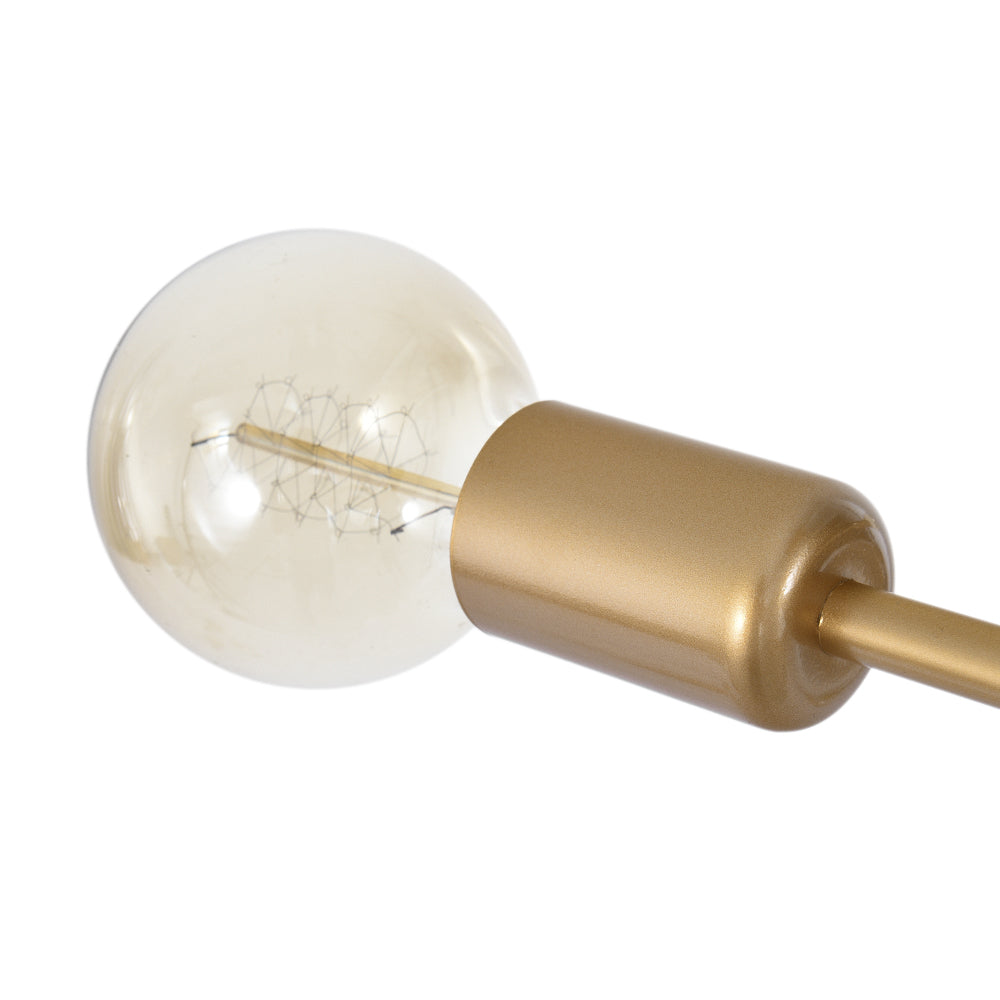 Vallin Modern Brass Semi Flush Mount Chandelier-Neutral Decor
