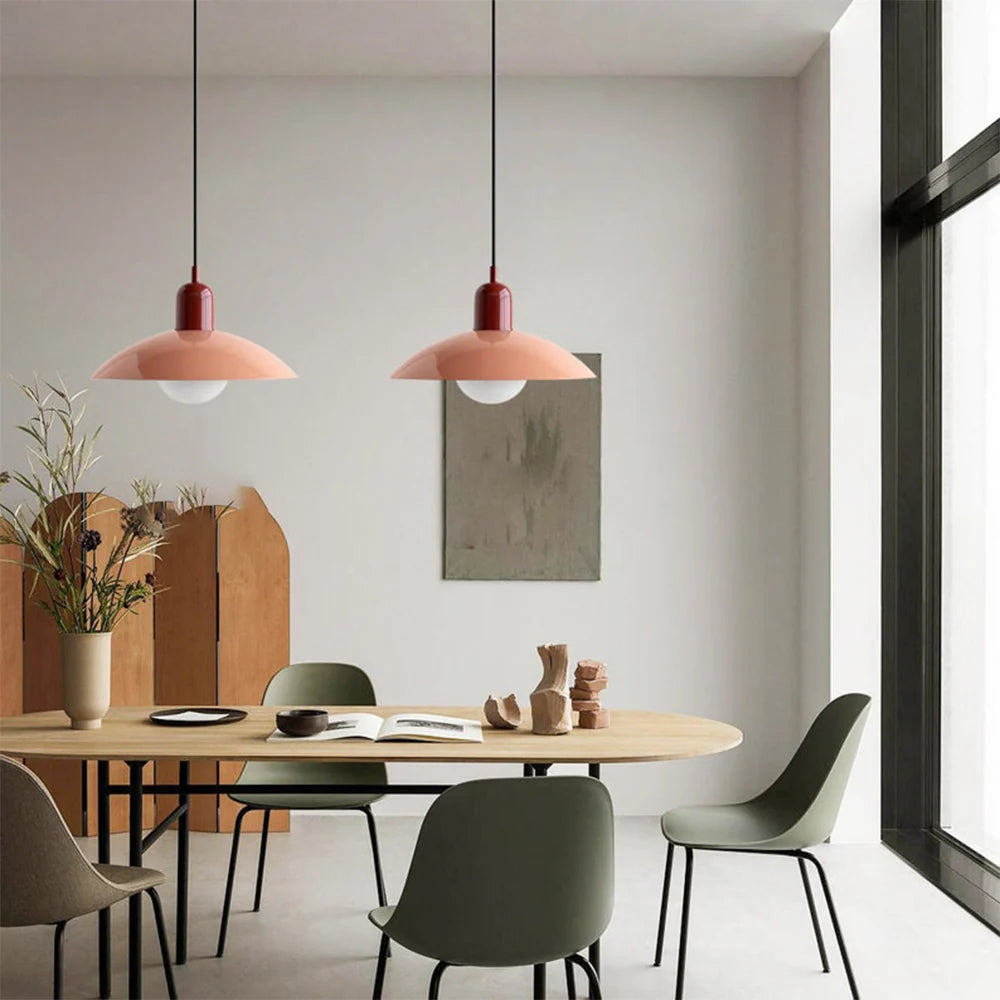 Aira Pendant Light Modern Colorful Dome-shaped - Neutral Decor