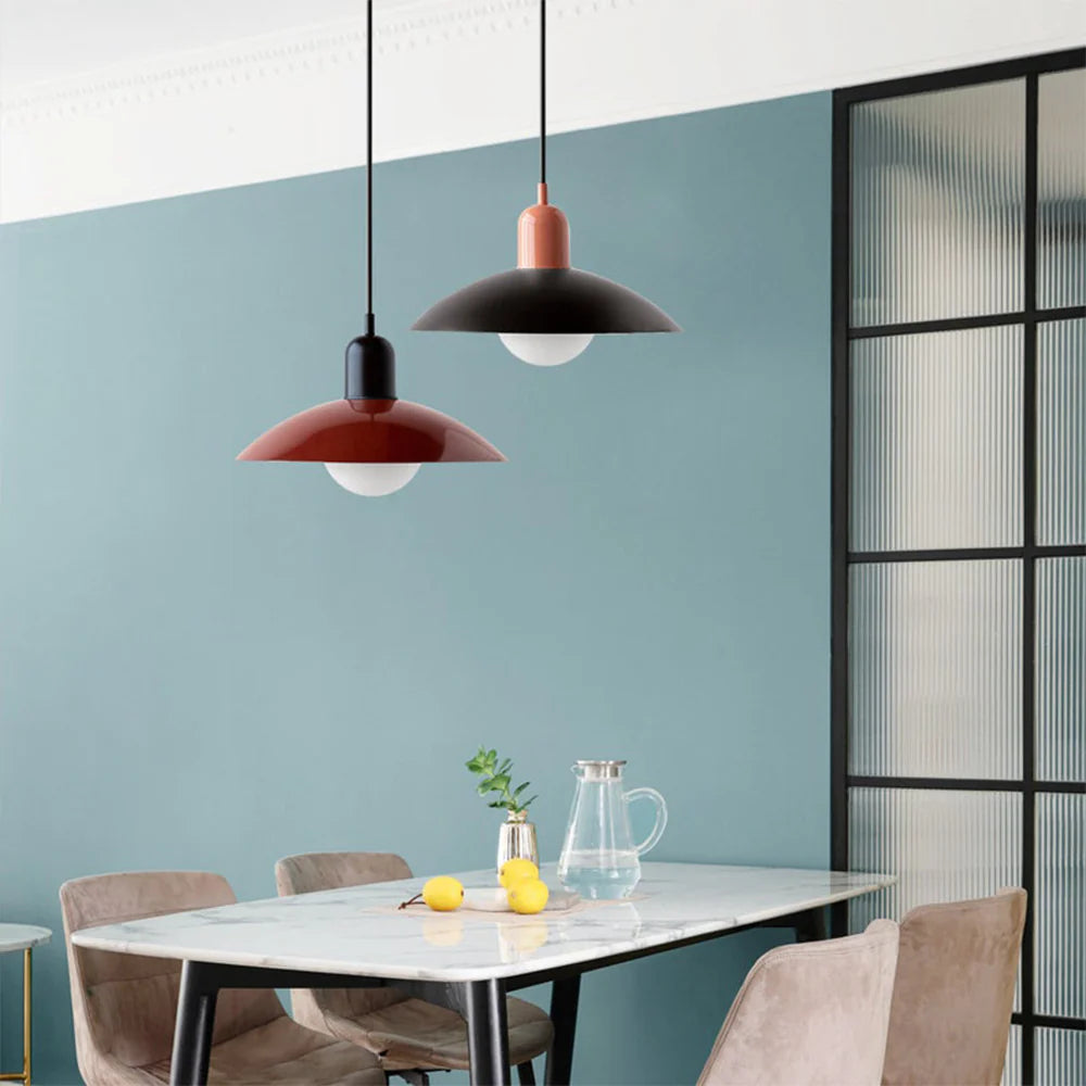 Aira Pendant Light Modern Colorful Dome-shaped - Neutral Decor