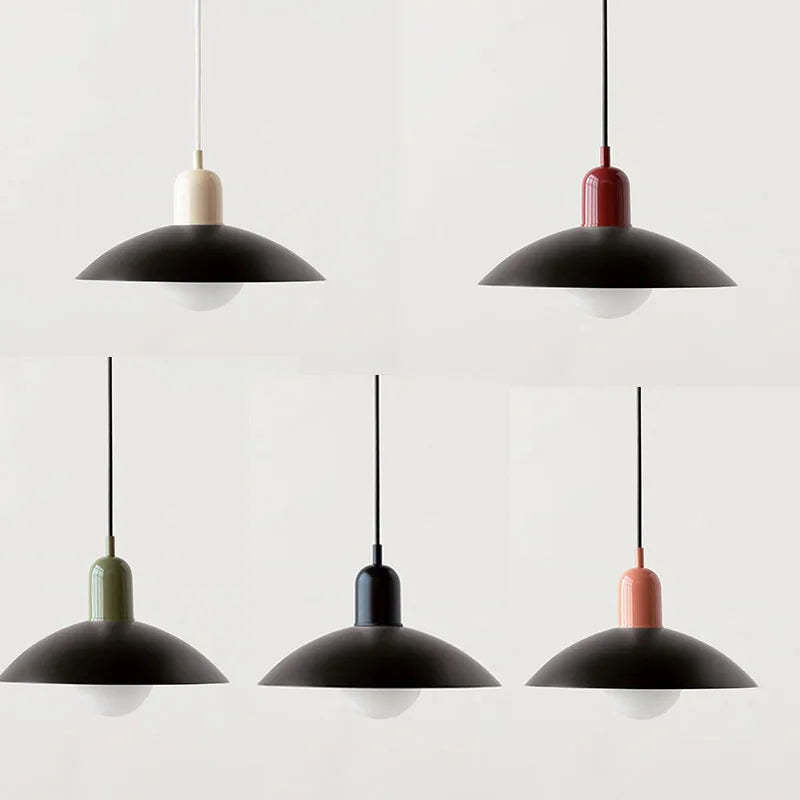 Aira Pendant Light Modern Colorful Dome-shaped - Neutral Decor