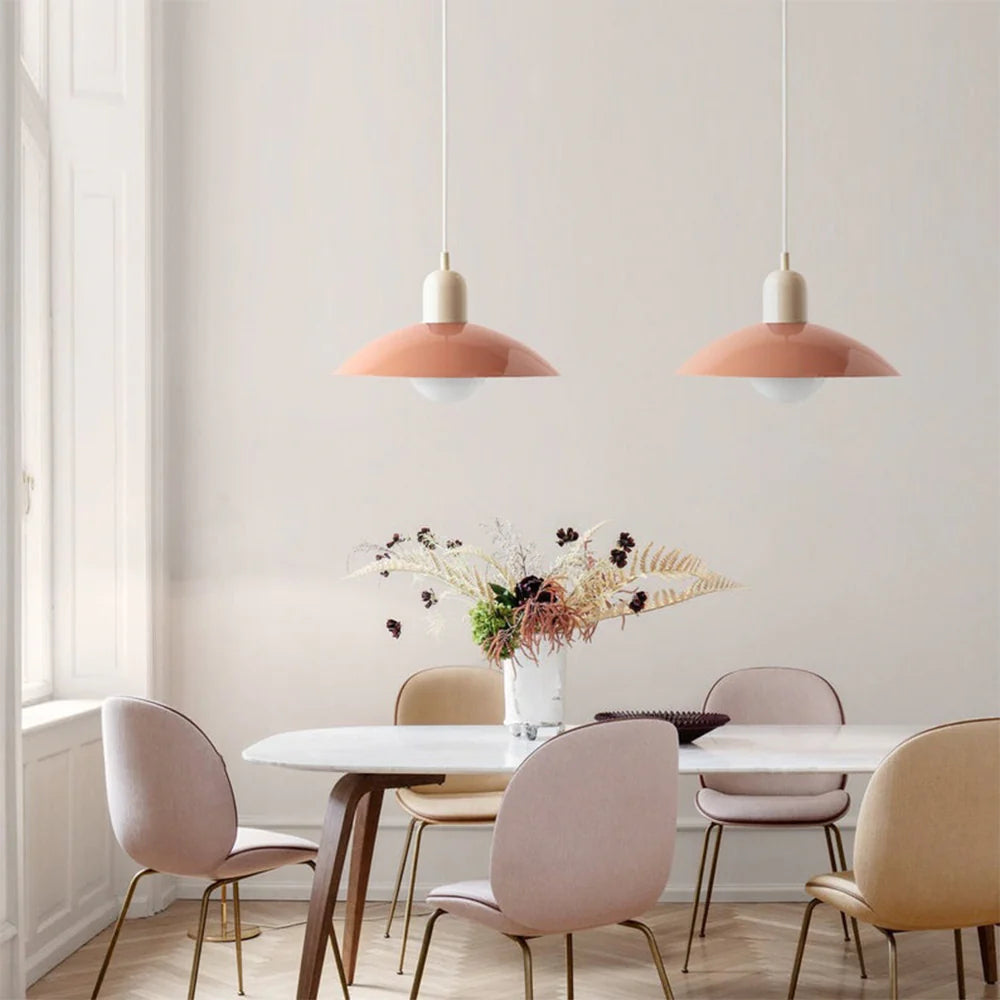 Aira Pendant Light Modern Colorful Dome-shaped - Neutral Decor