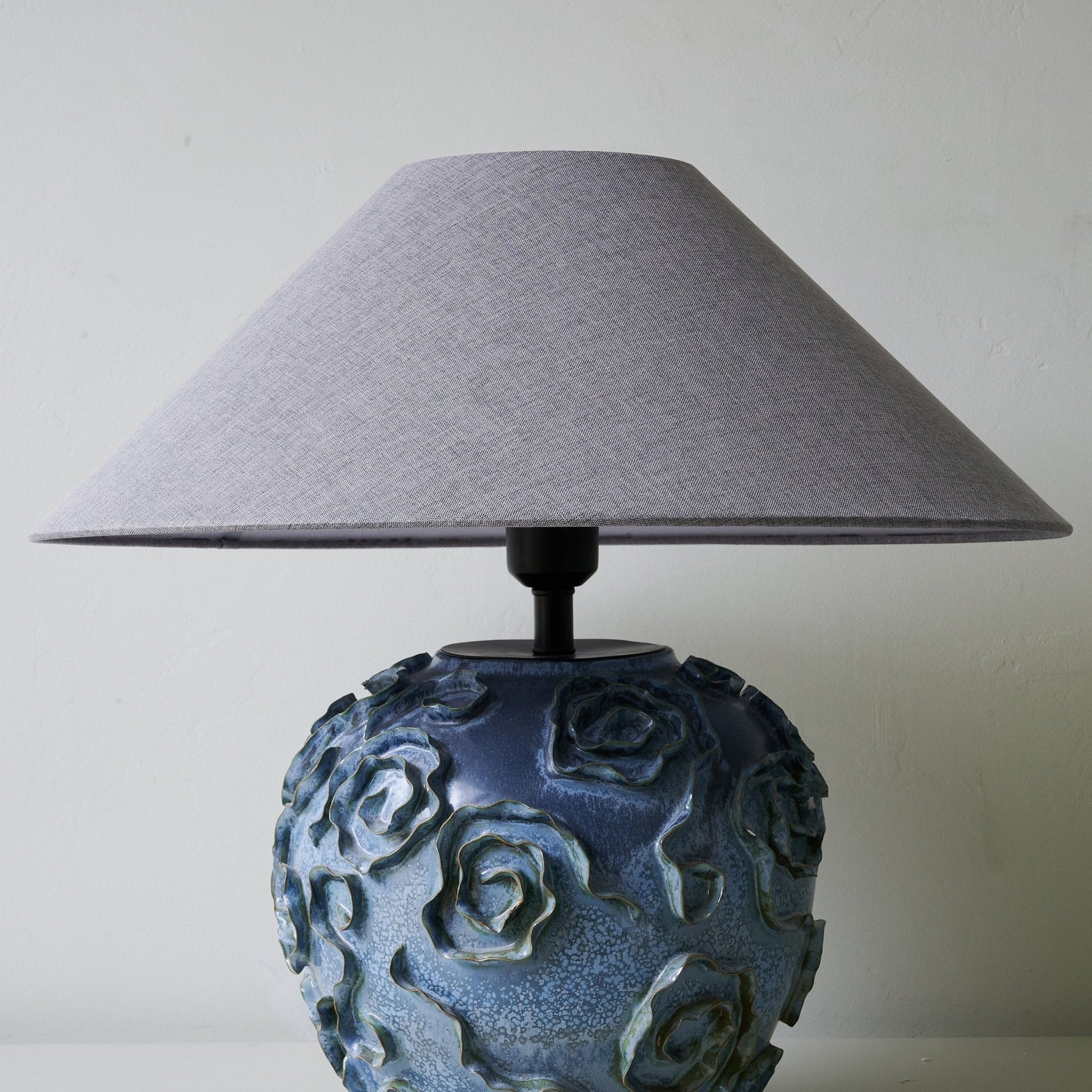 Brian Vintage Ceramics Table Lamp-Neutral Decor