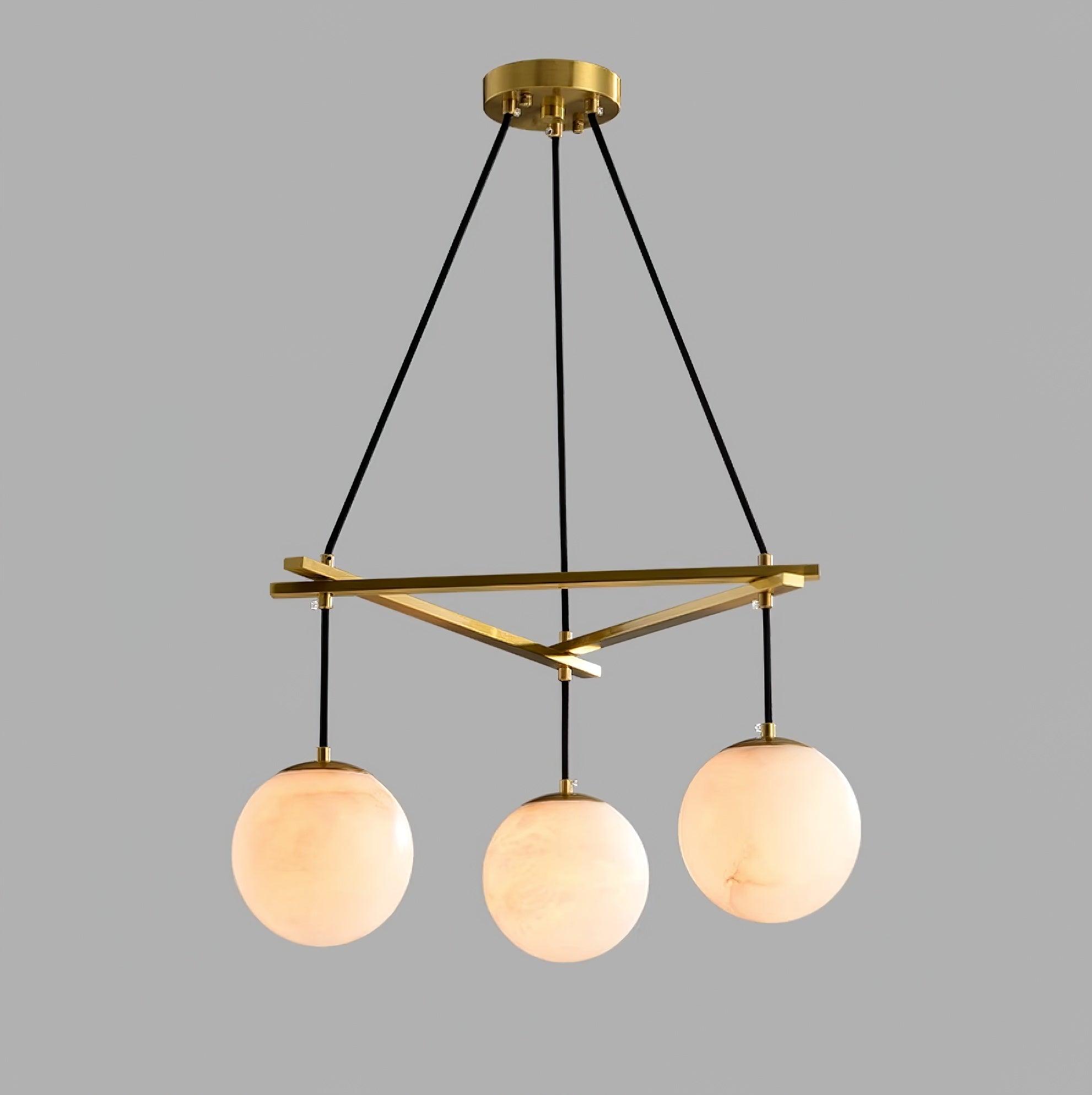 Lunara Alabaster Chandelier Light-Neutral Decor