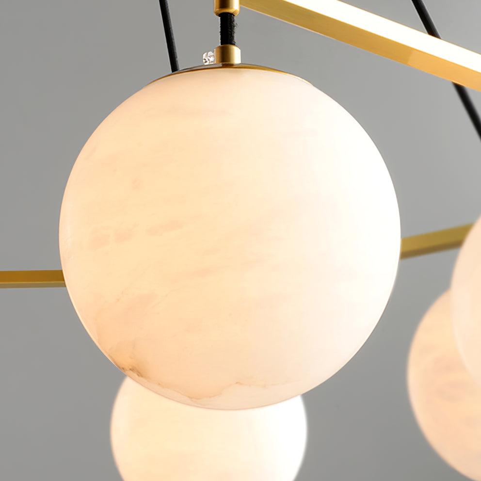 Lunara Alabaster Chandelier Light-Neutral Decor