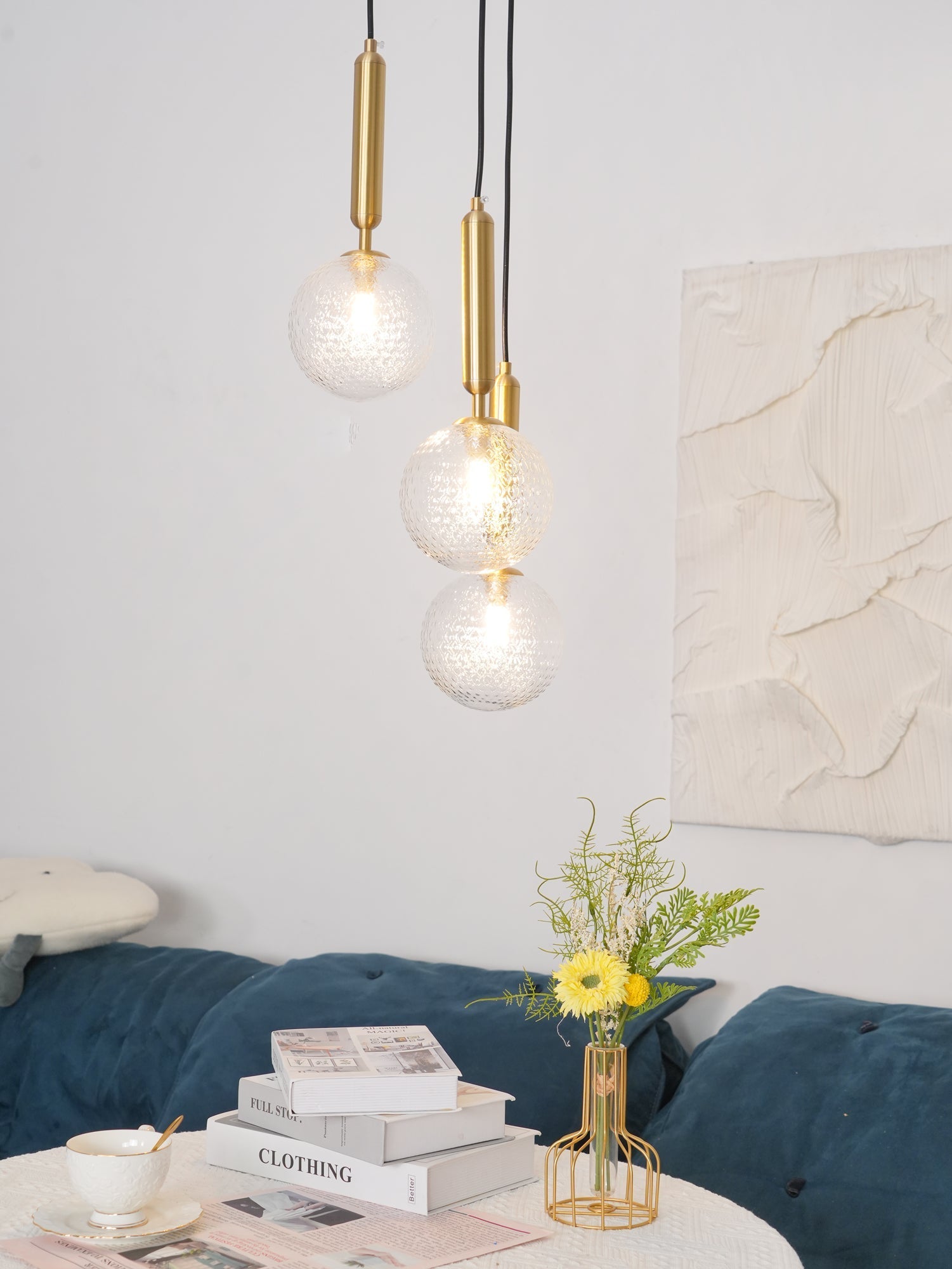 Aurelion Brass Industrial Pendant Light-Neutral Decor
