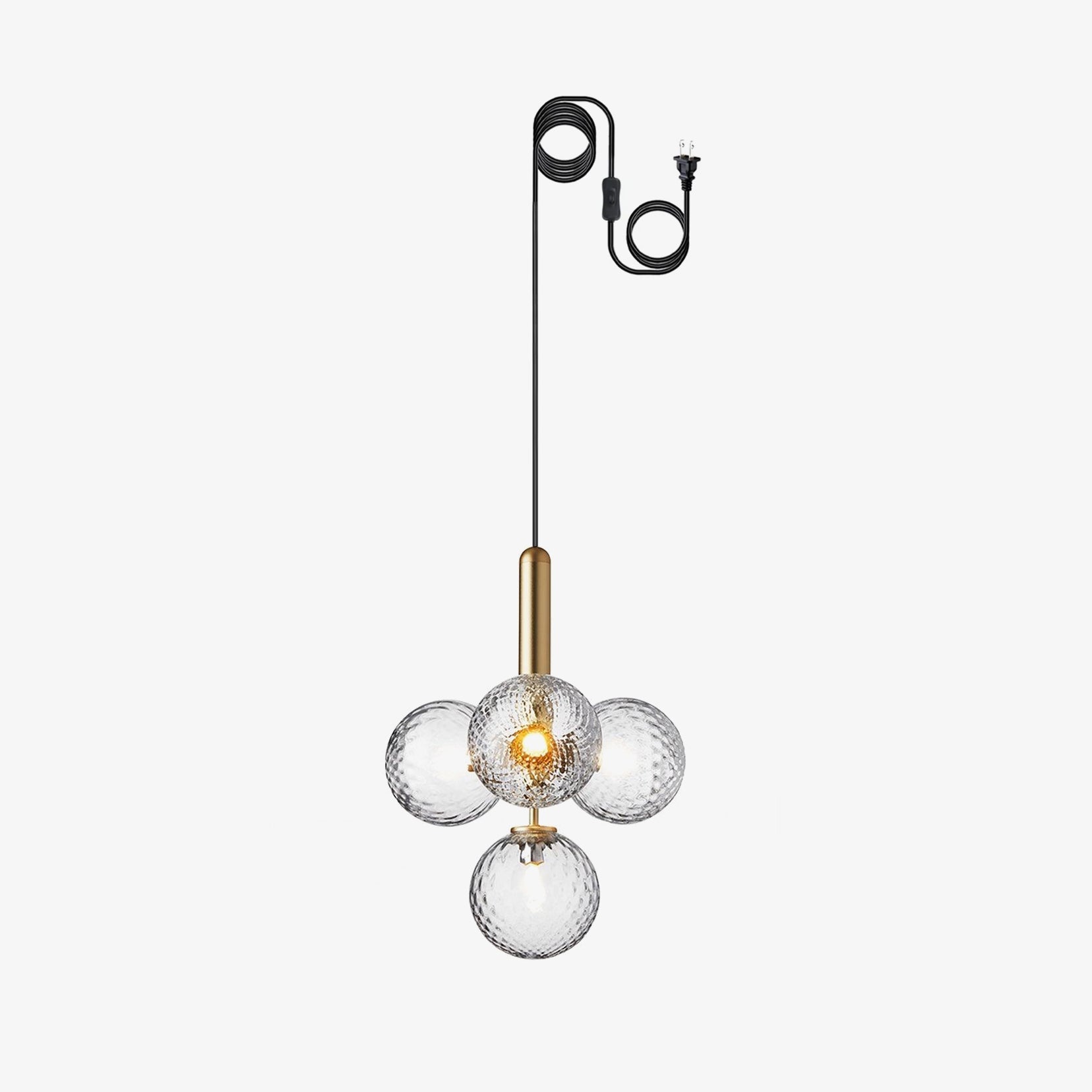 Teloza Brass Industrial Pendant Light-Neutral Decor