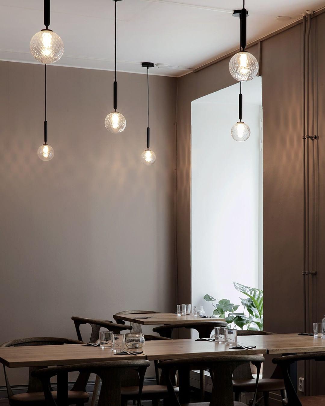 Larenol Glass Classic Industrial Pendant Light-Neutral Decor