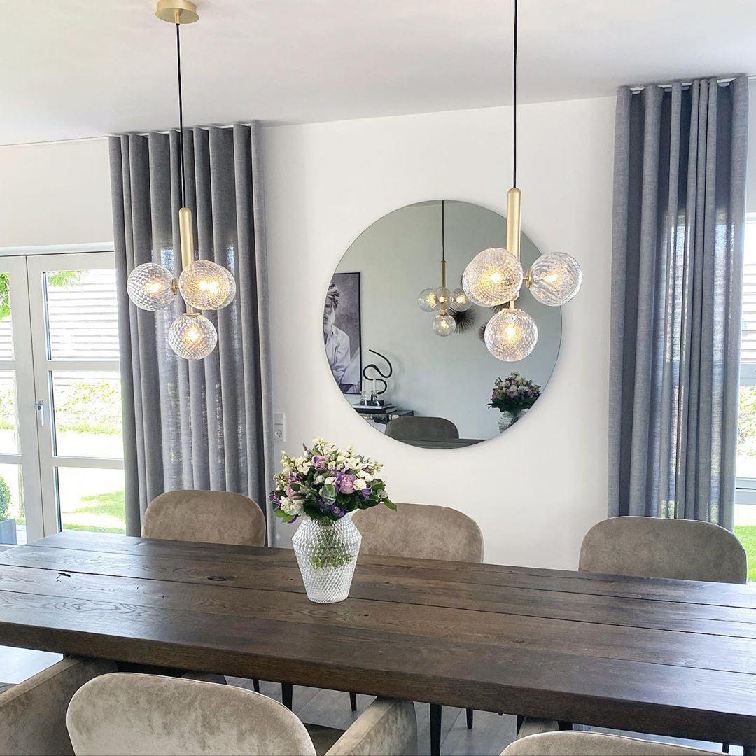 Larenol Glass Classic Industrial Pendant Light-Neutral Decor