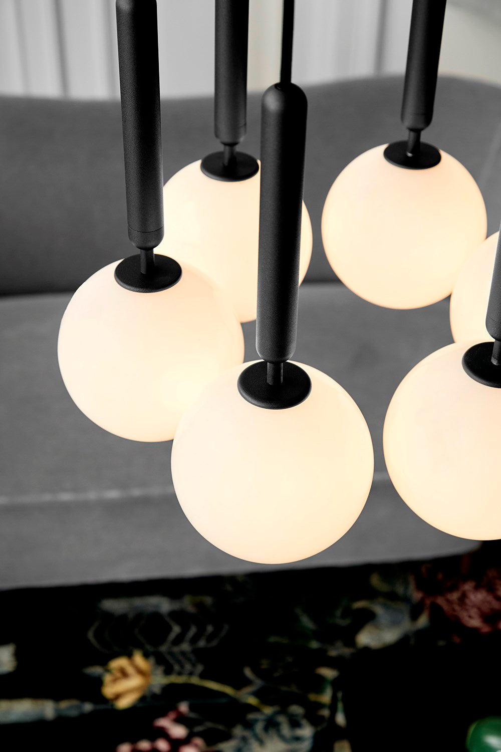 Larenol Glass Classic Industrial Pendant Light-Neutral Decor