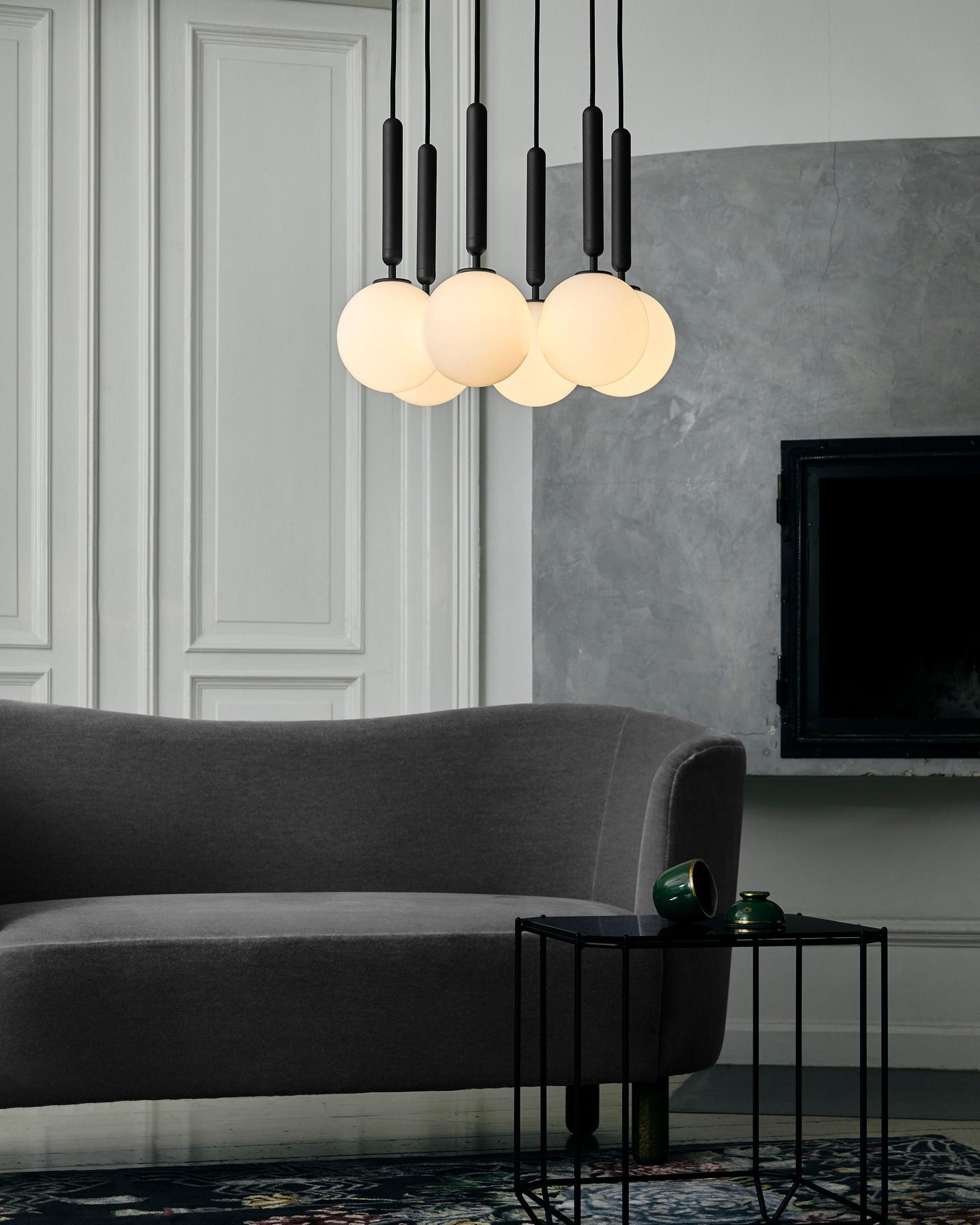 Larenol Glass Classic Industrial Pendant Light-Neutral Decor