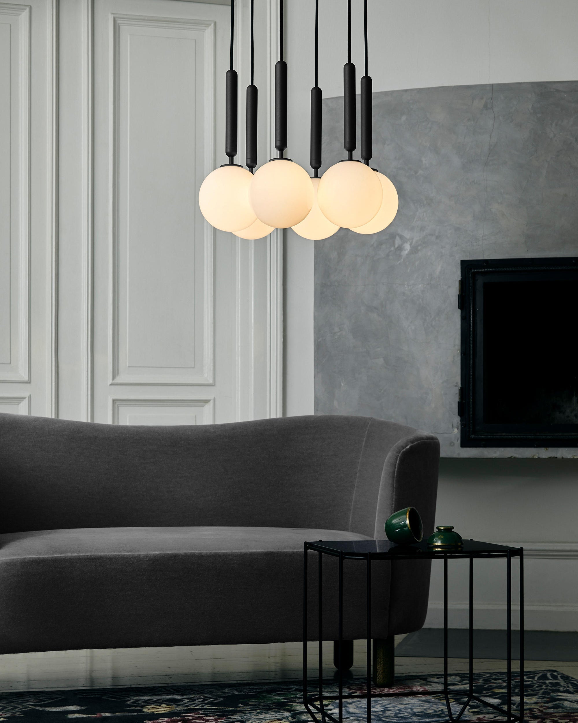 Larenol Glass Classic Industrial Pendant Light-Neutral Decor