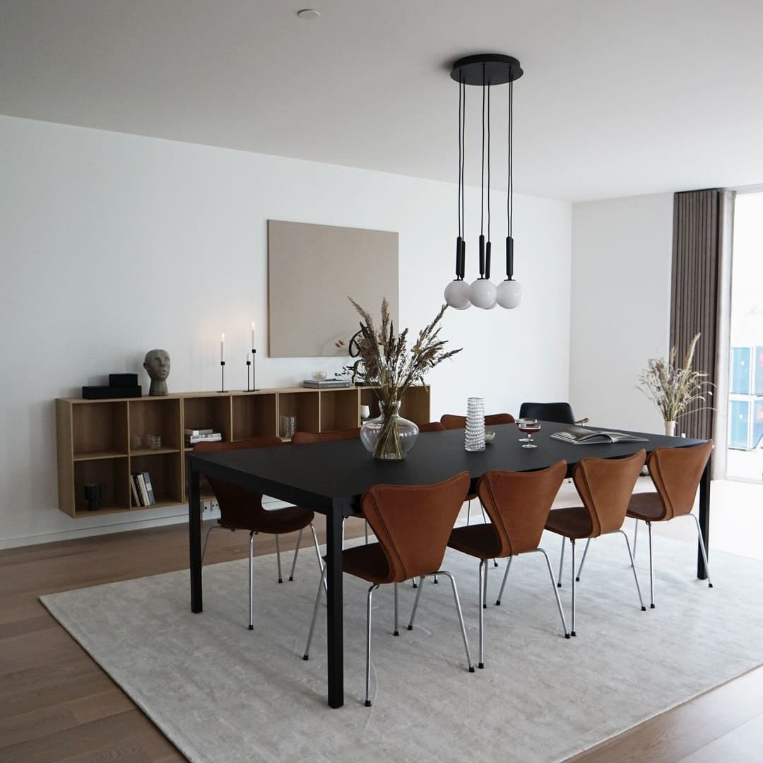 Larenol Glass Classic Industrial Pendant Light-Neutral Decor