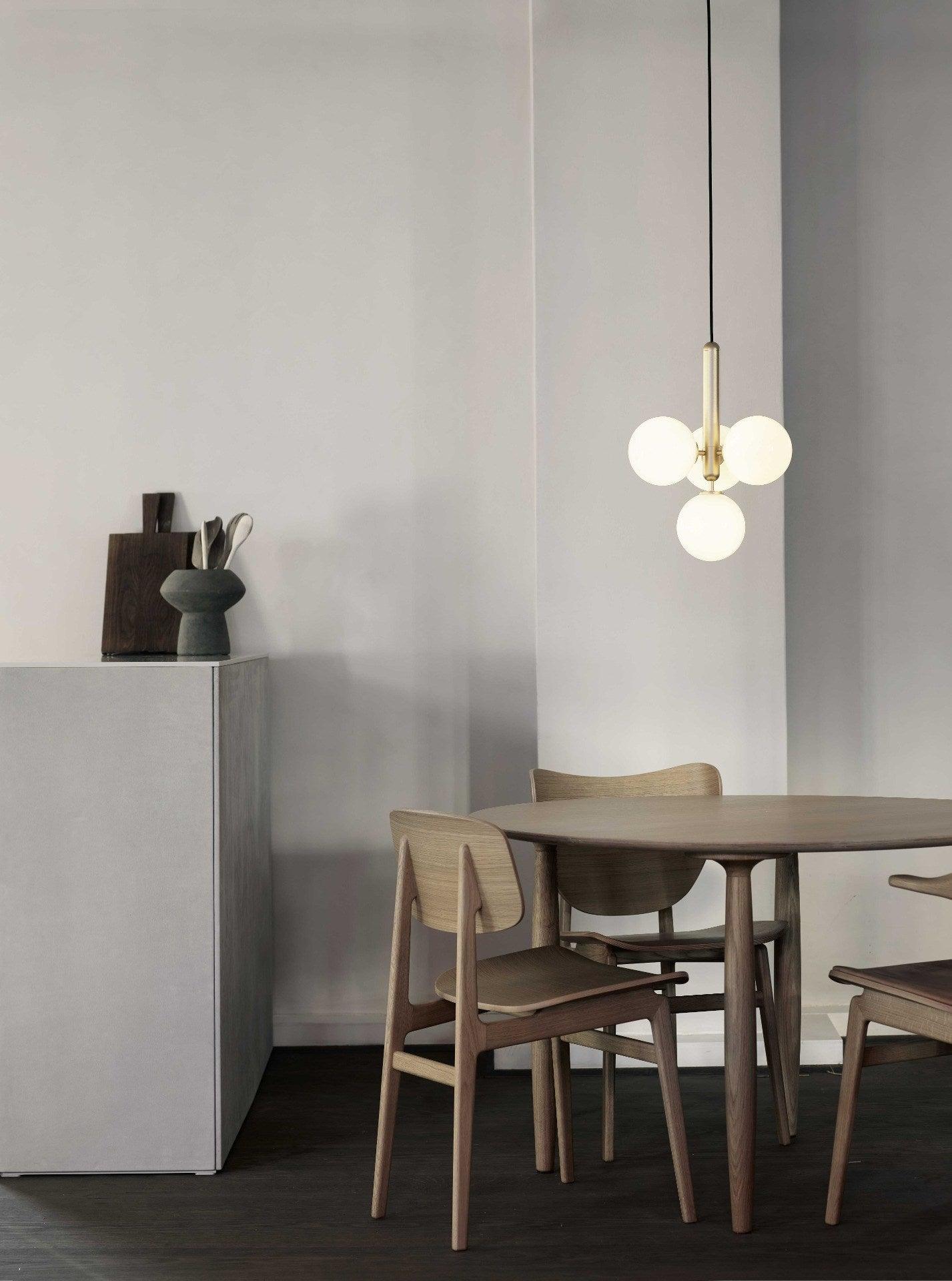 Larenol Glass Classic Industrial Pendant Light-Neutral Decor