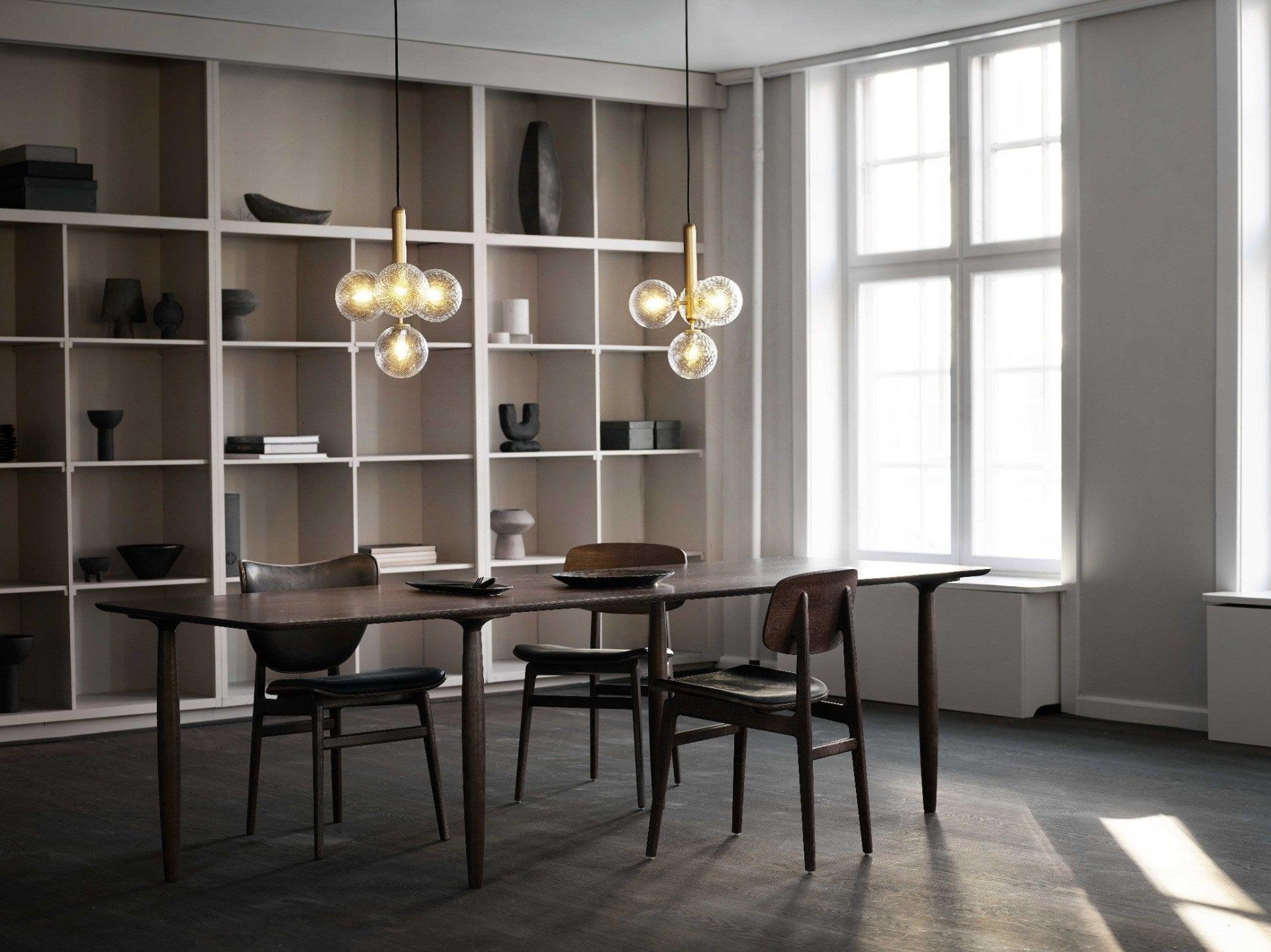 Larenol Glass Classic Industrial Pendant Light-Neutral Decor