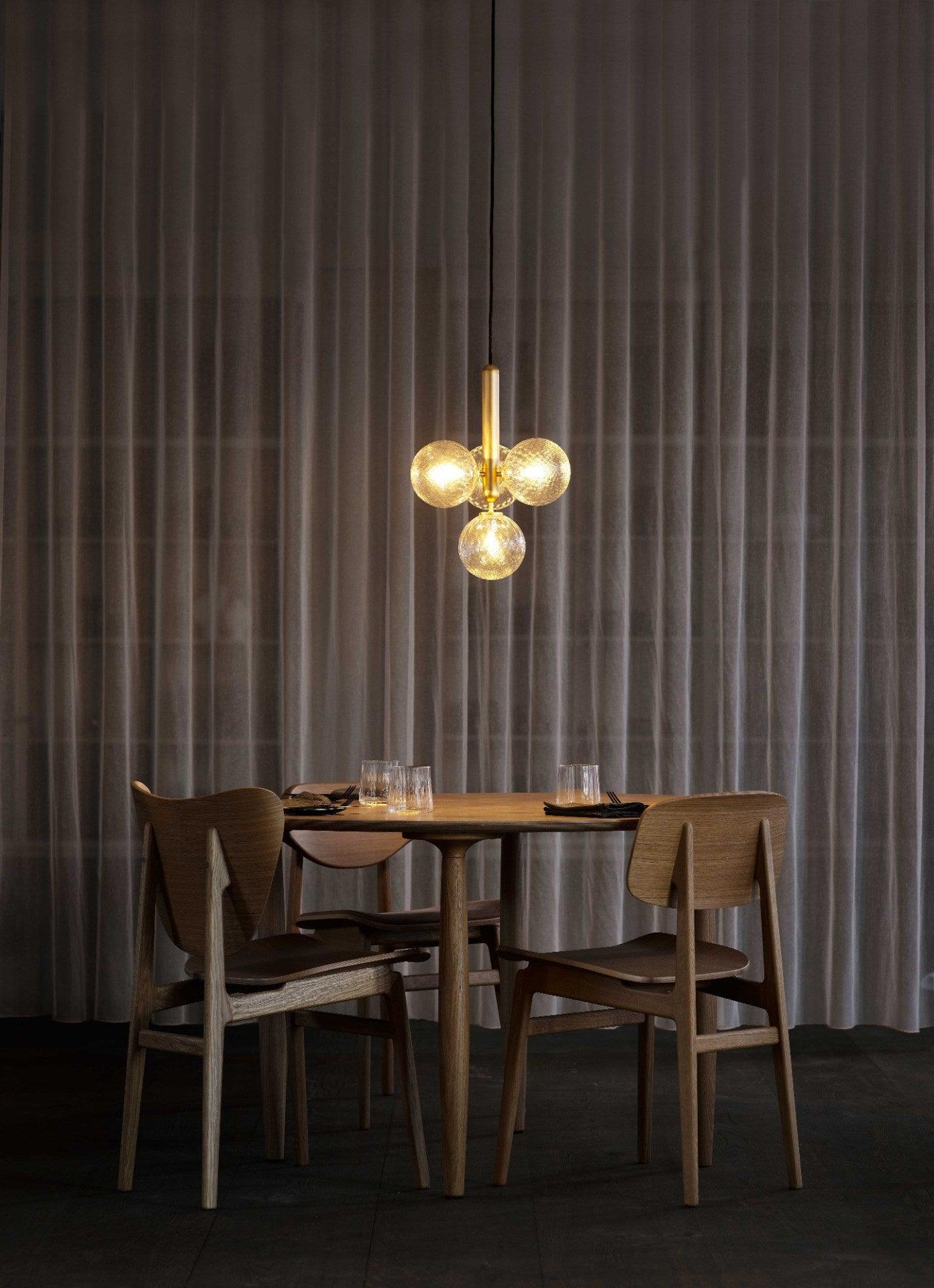 Larenol Glass Classic Industrial Pendant Light-Neutral Decor