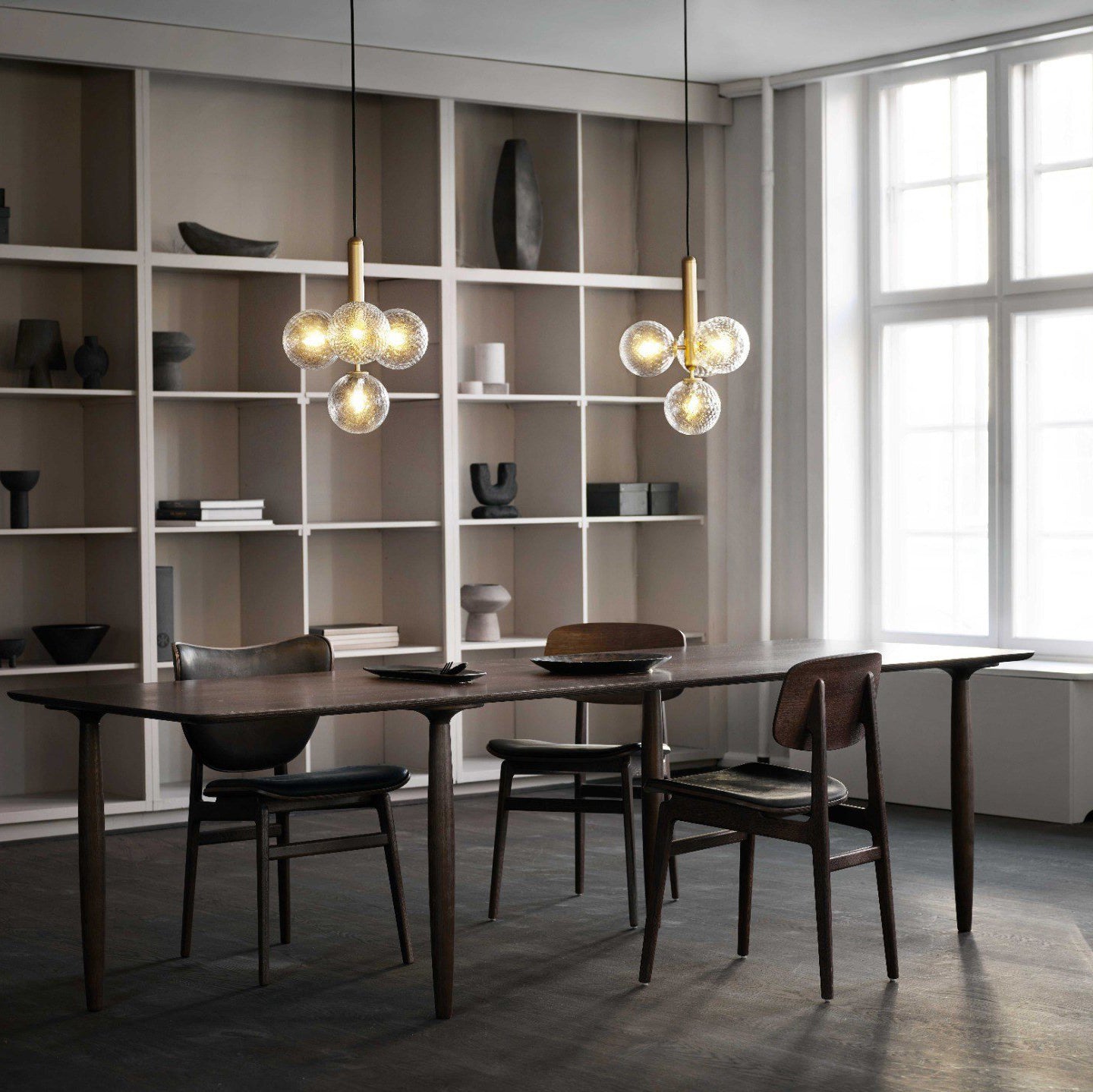 Teloza Brass Industrial Pendant Light-Neutral Decor
