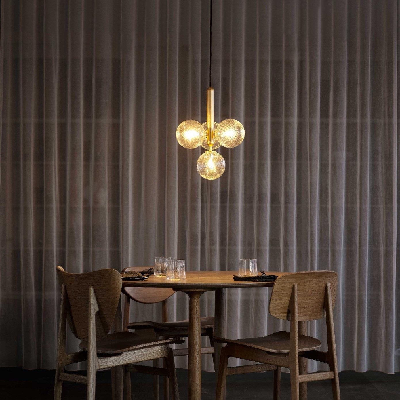 Larenol Glass Classic Industrial Pendant Light-Neutral Decor