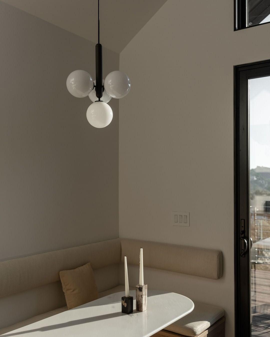 Larenol Glass Classic Industrial Pendant Light-Neutral Decor