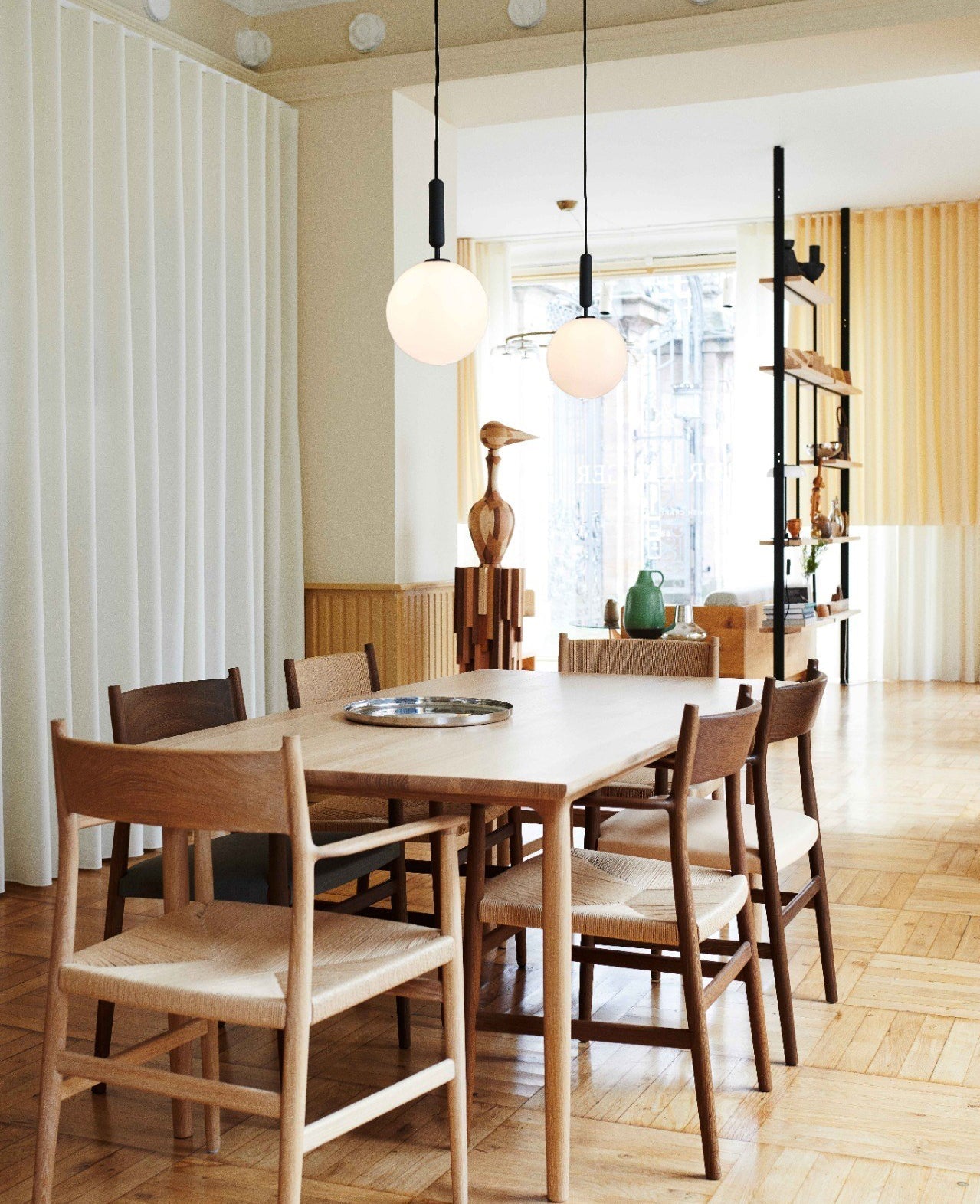 Larenol Glass Classic Industrial Pendant Light-Neutral Decor