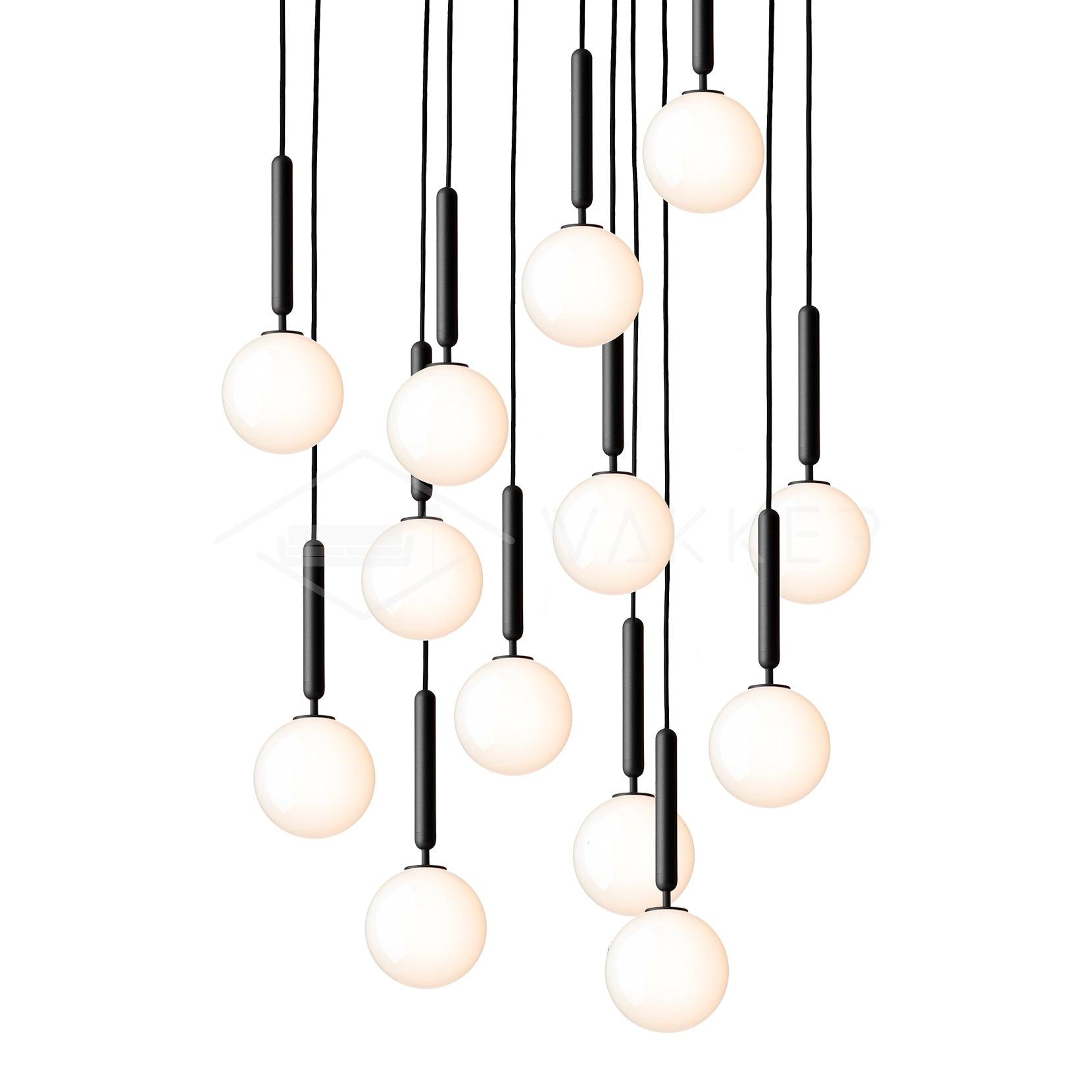 Larenol Glass Classic Industrial Pendant Light-Neutral Decor