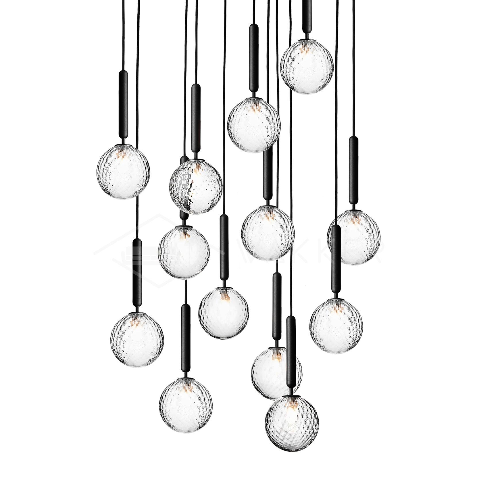Larenol Glass Classic Industrial Pendant Light-Neutral Decor
