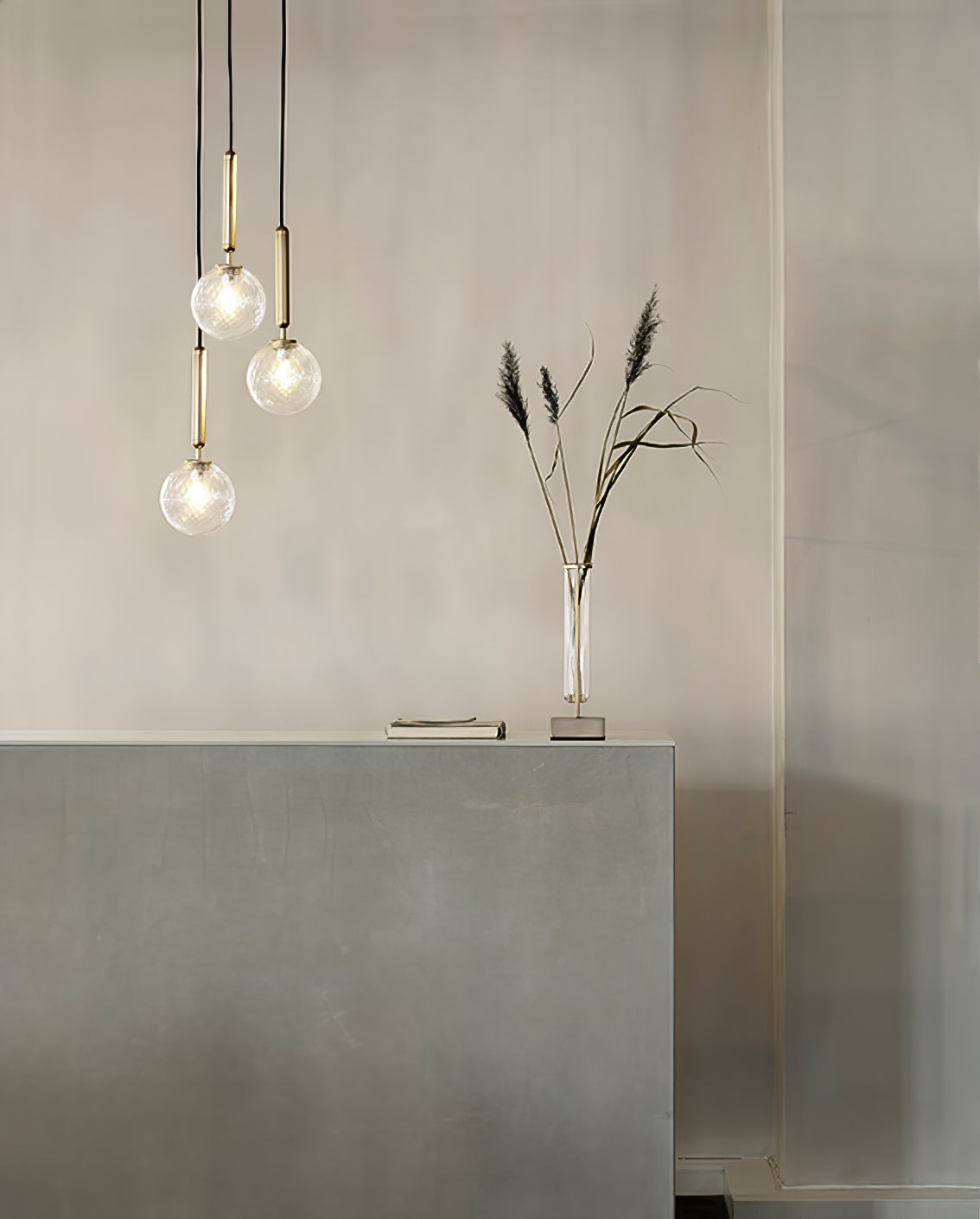 Larenol Glass Classic Industrial Pendant Light-Neutral Decor